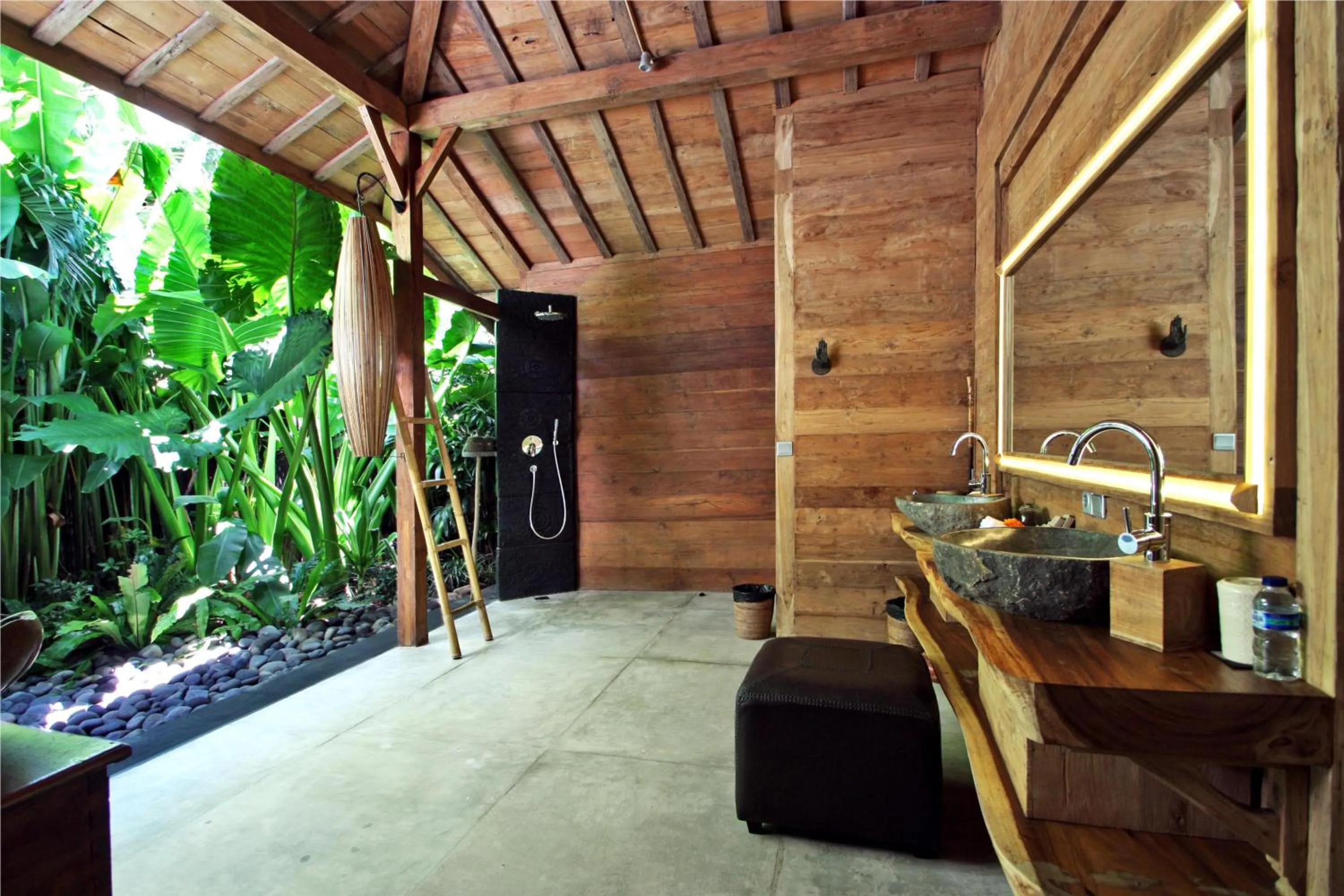 Shower in Blue Karma Village