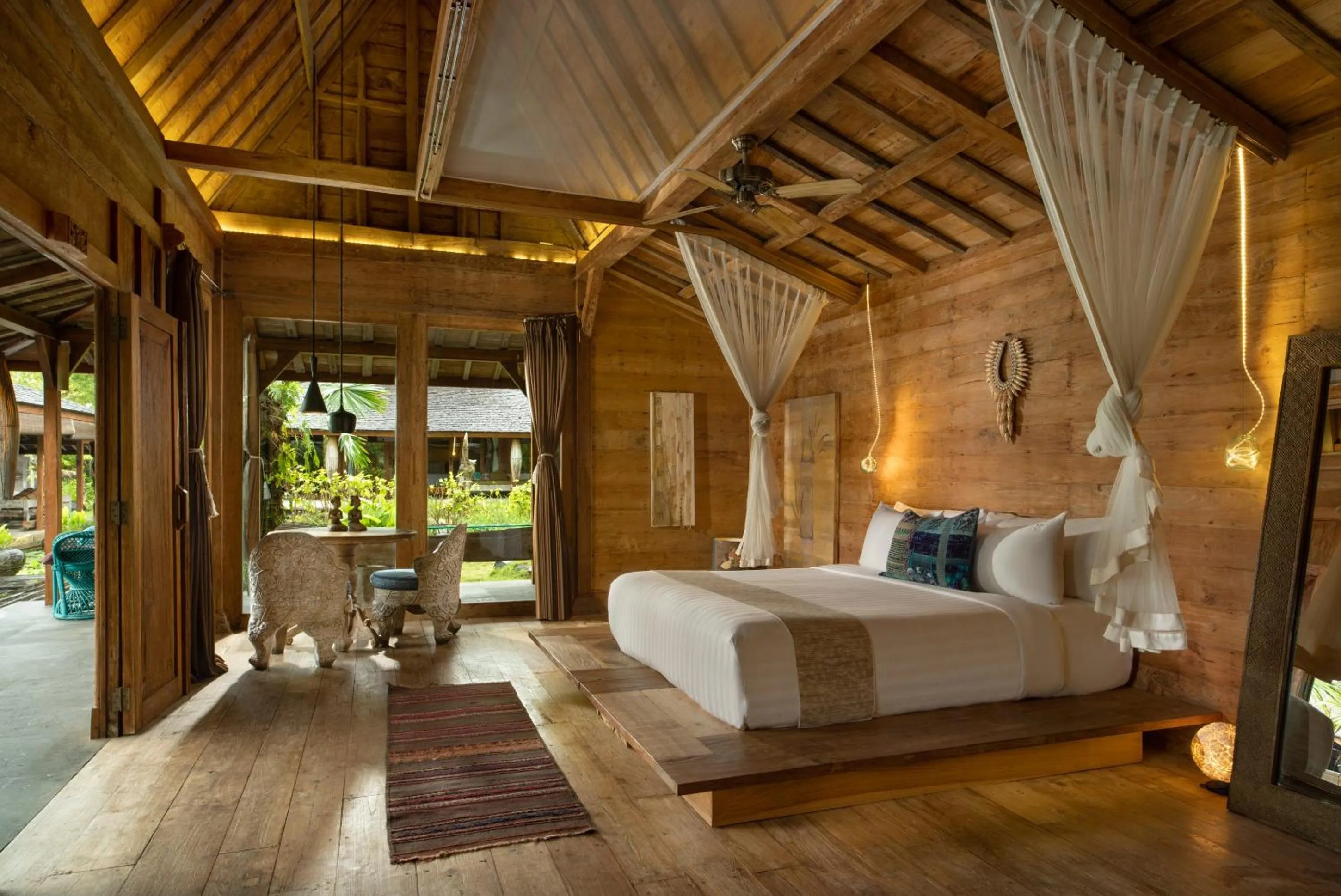 Bed in Blue Karma Village