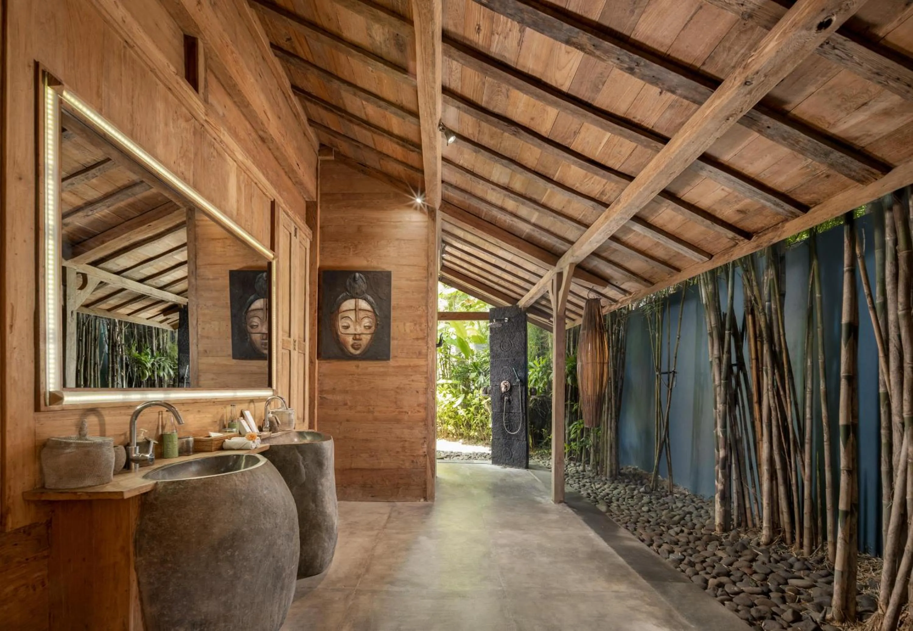 Bathroom in Blue Karma Village