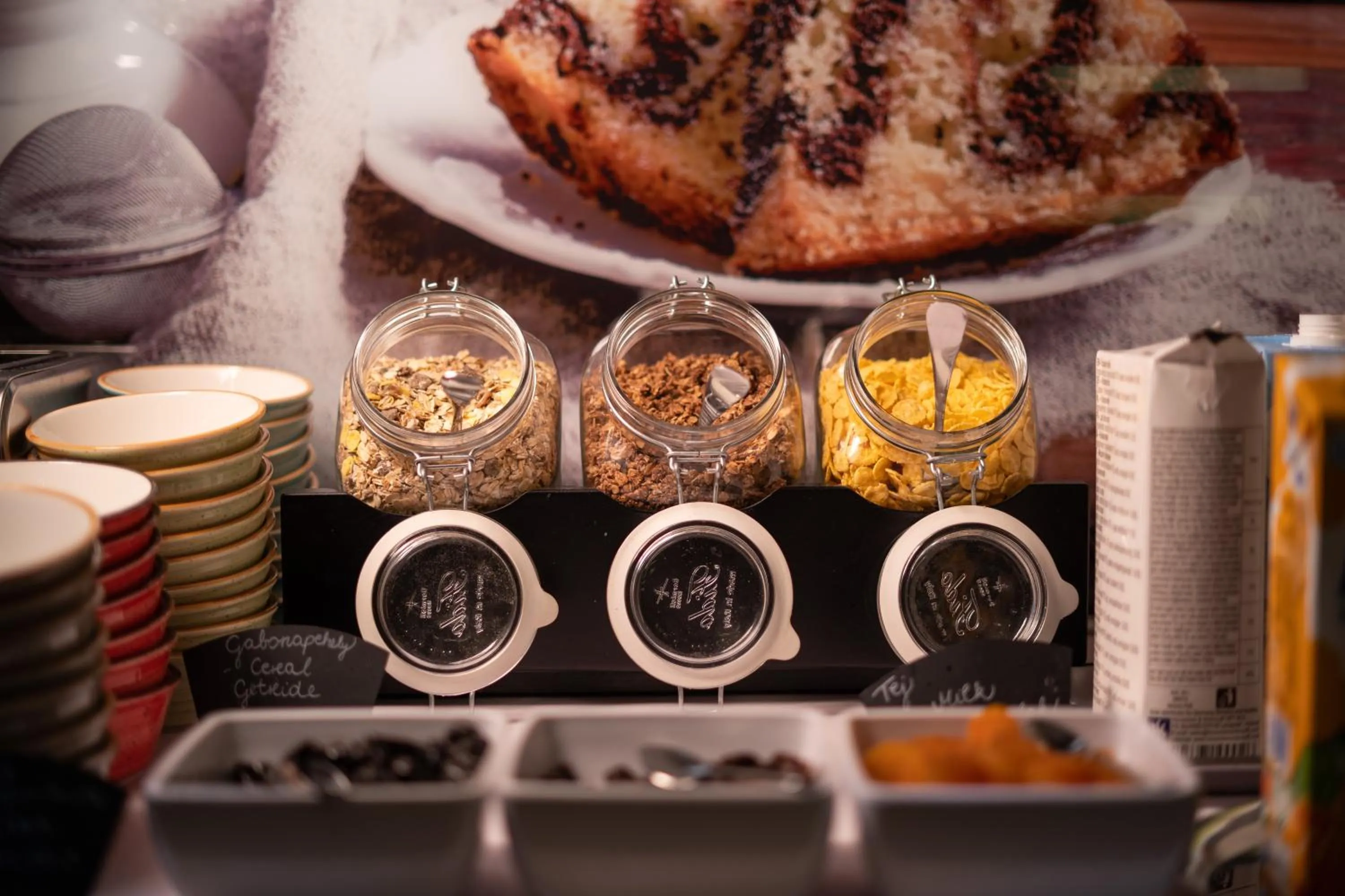 Buffet breakfast in Hotel Kristály Imperial