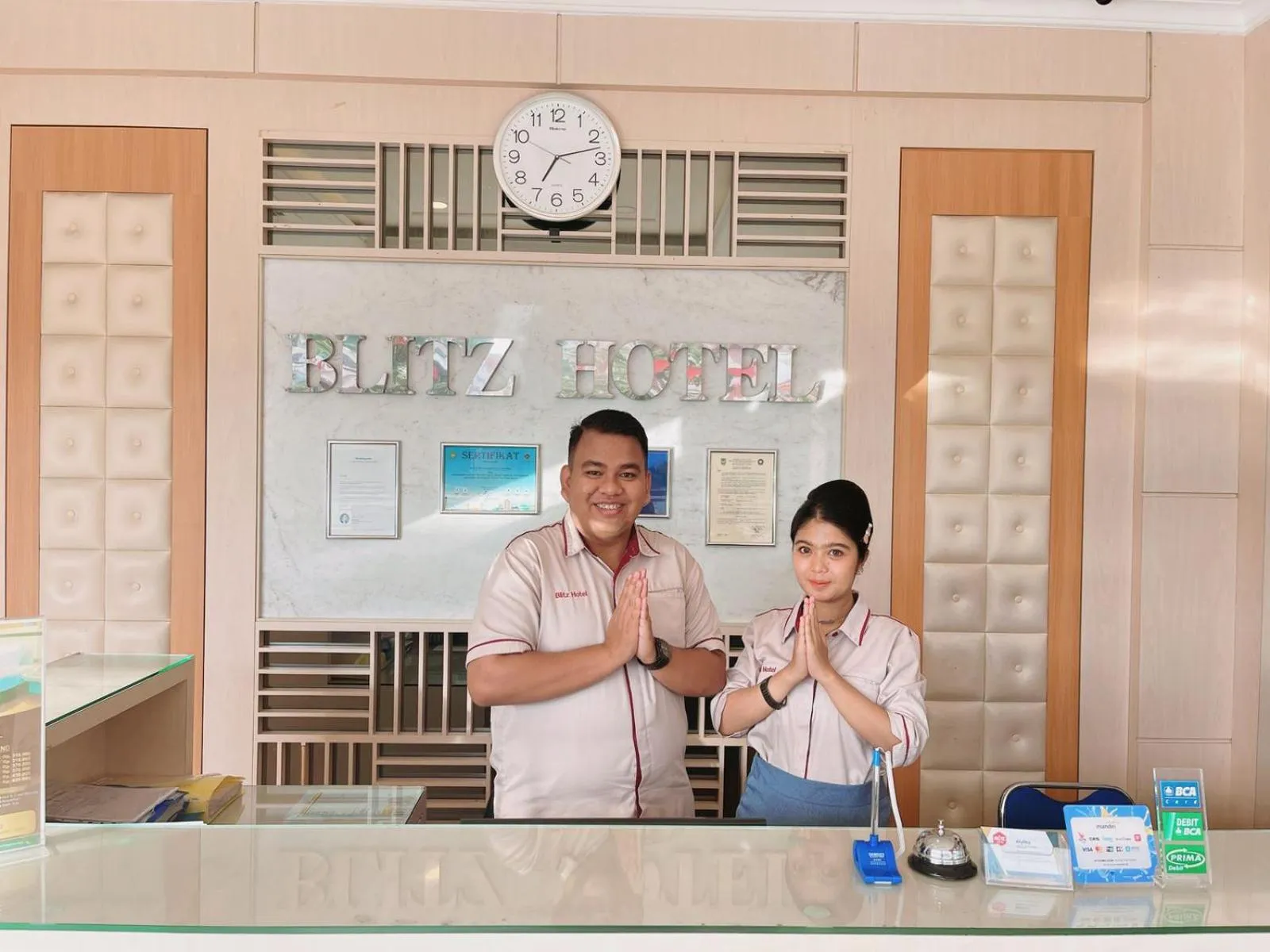 Lobby or reception in Blitz Hotel Batam Centre