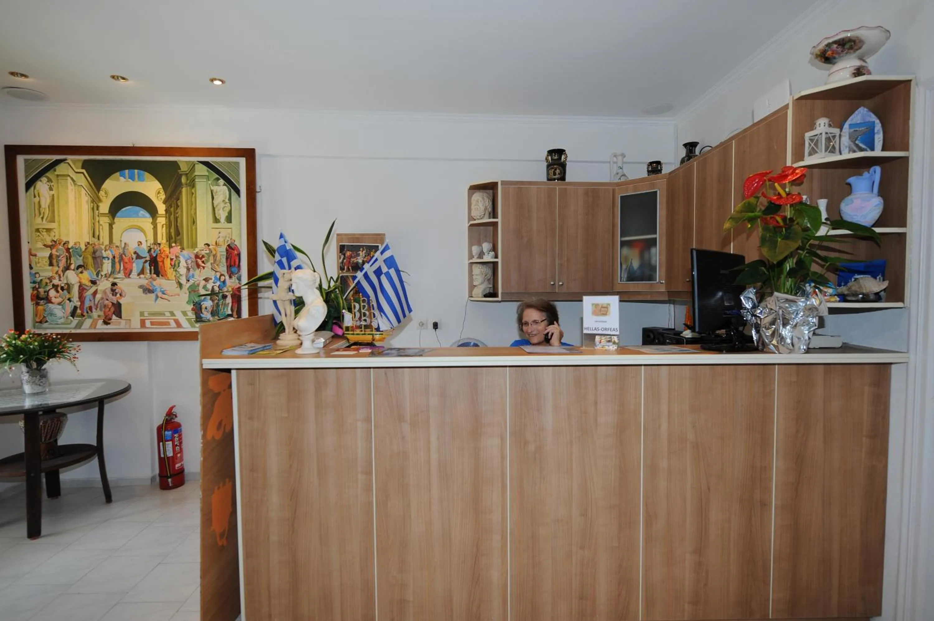 Lobby or reception in Orfeas Apartments