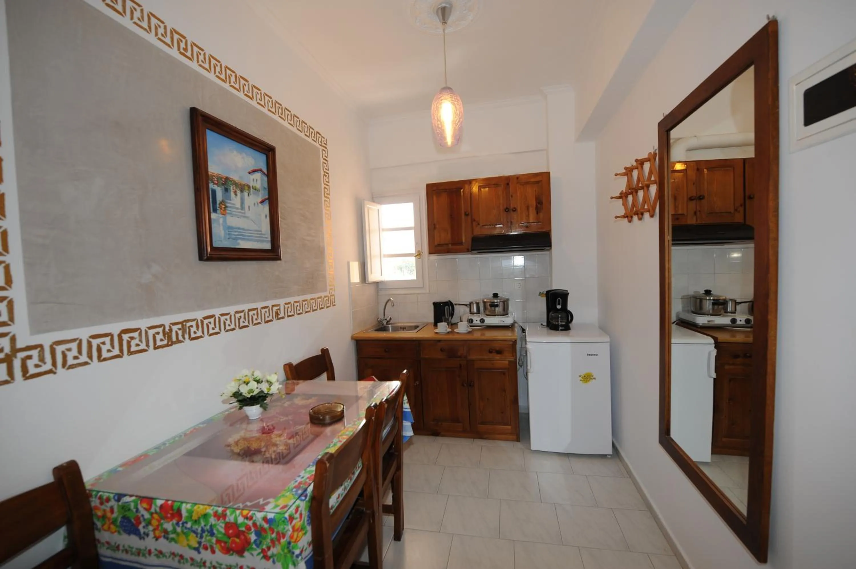 Kitchen or kitchenette in Orfeas Apartments