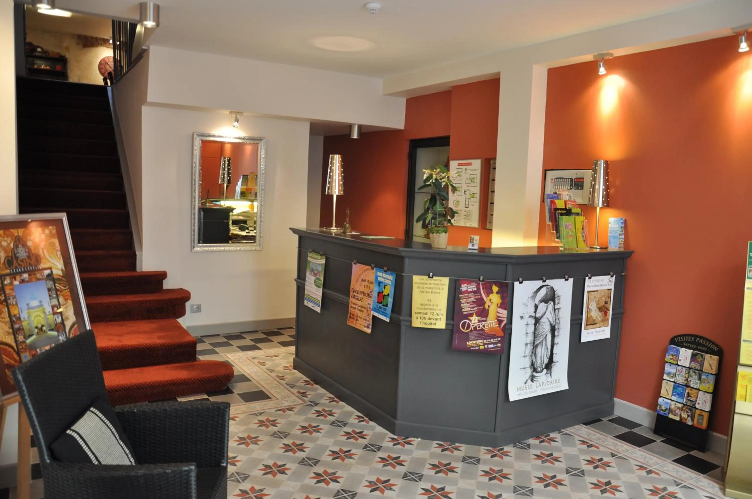 Lobby or reception in Hotel de la Couronne