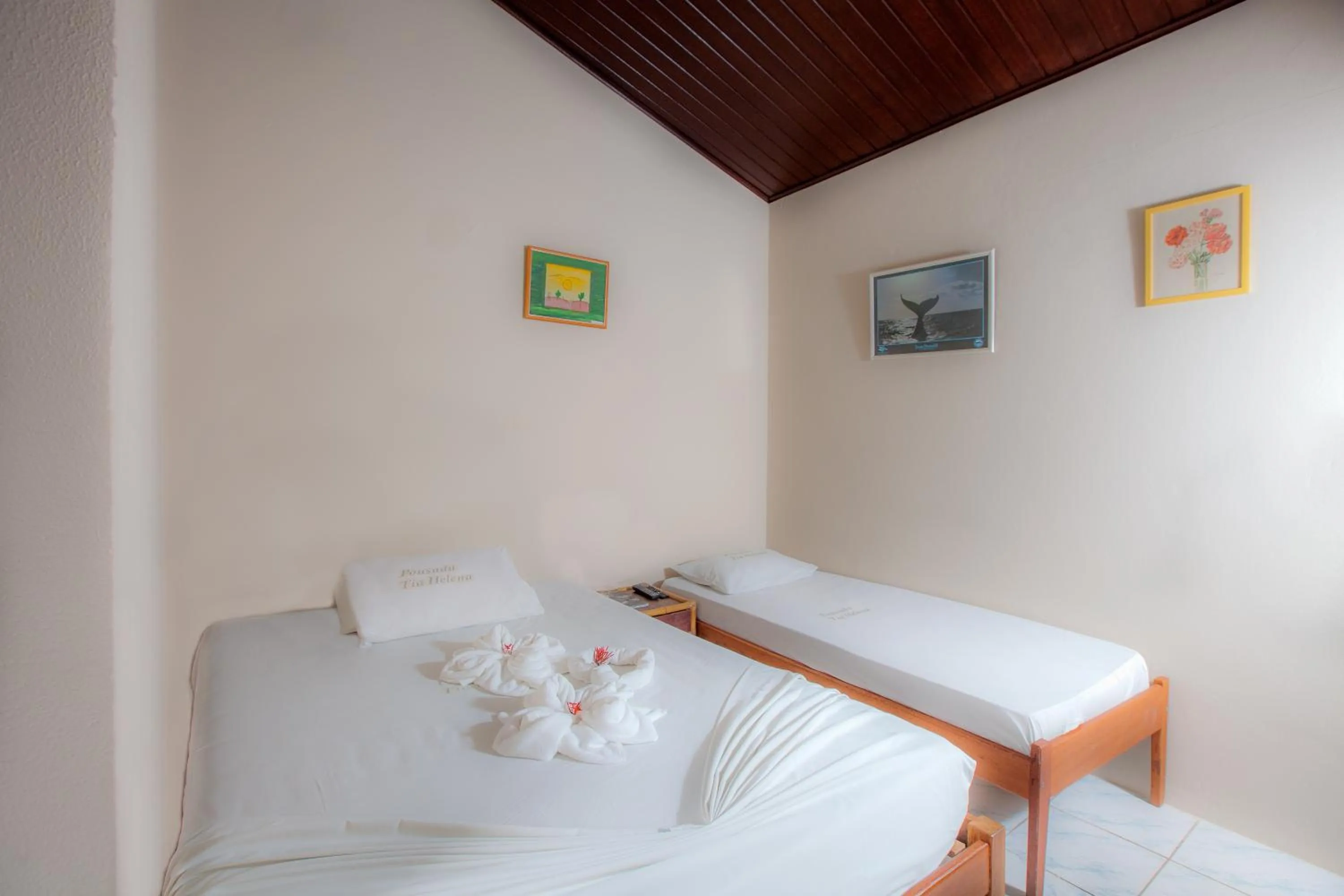 Bed in Pousada Tia Helena