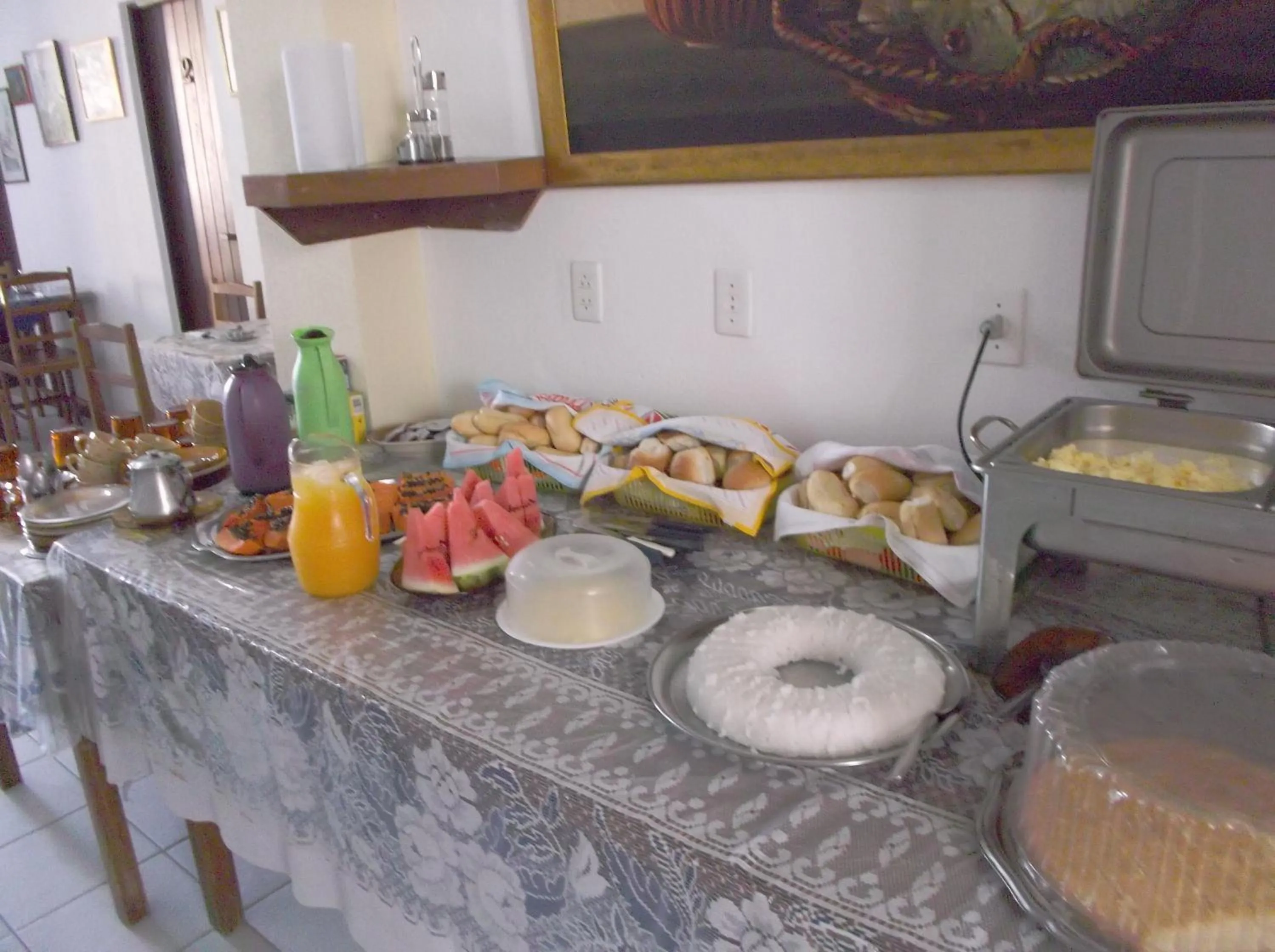 Food and drinks in Pousada Tia Helena