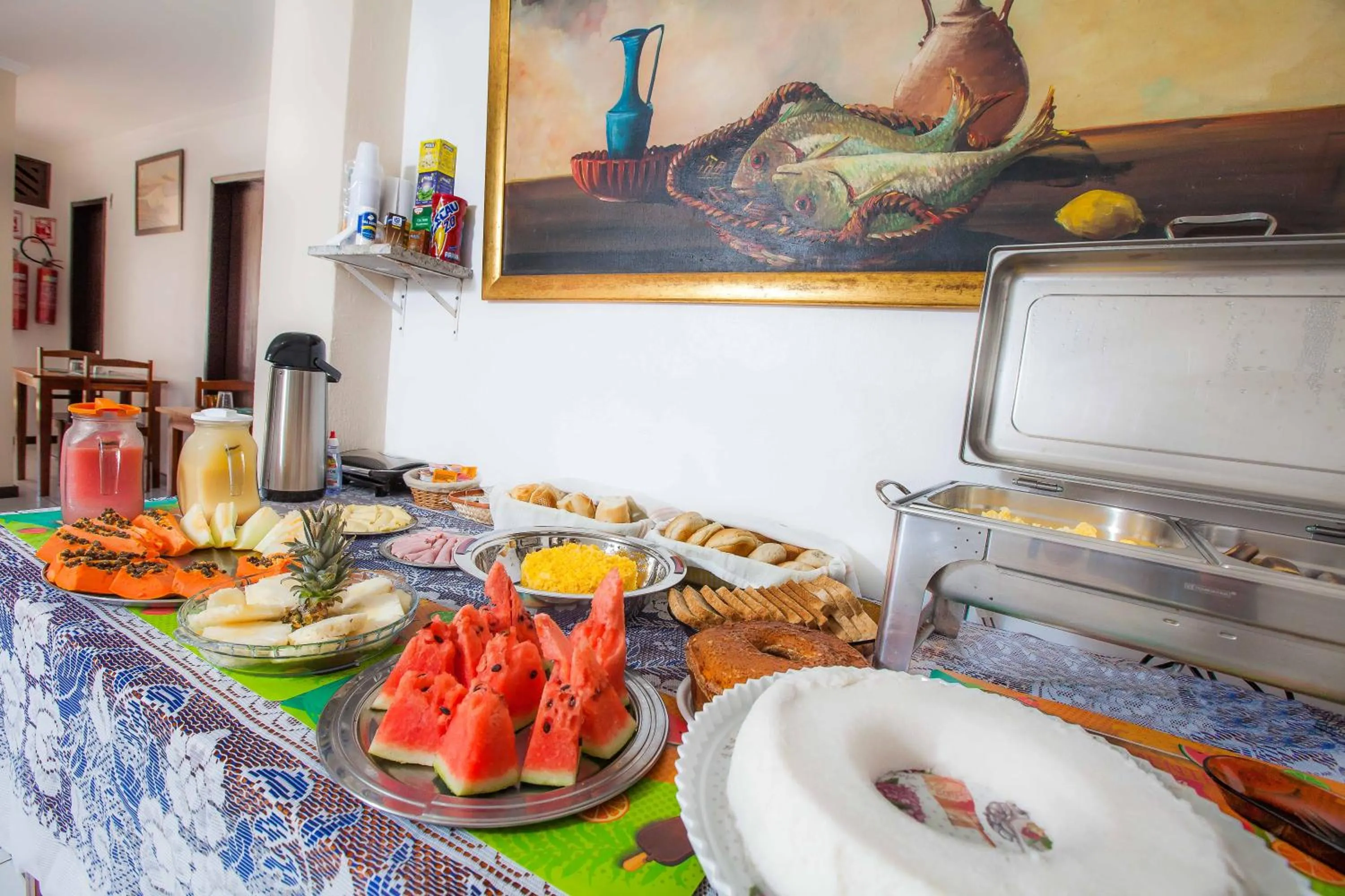 Food and drinks in Pousada Tia Helena