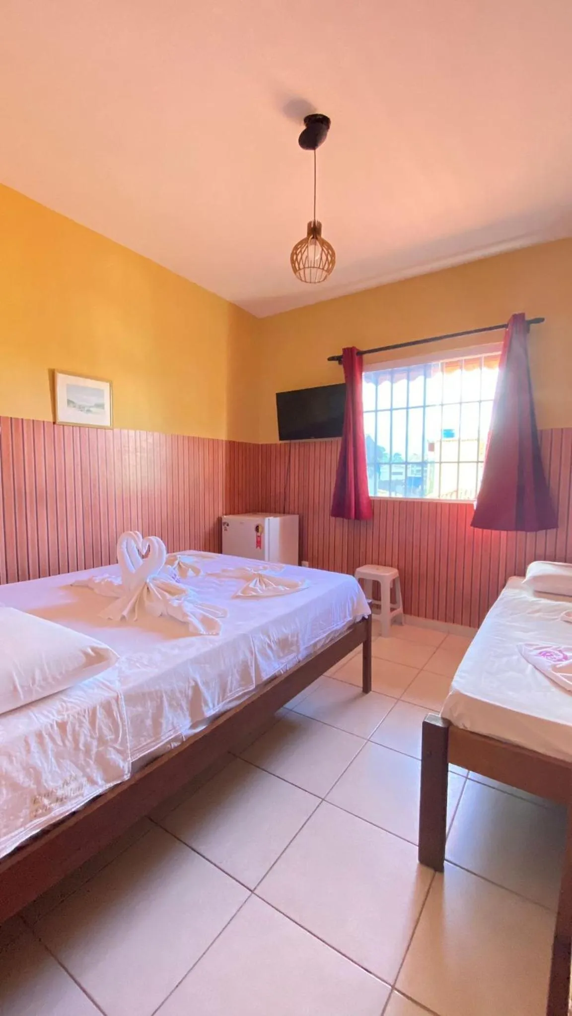 Bed in Pousada Tia Helena