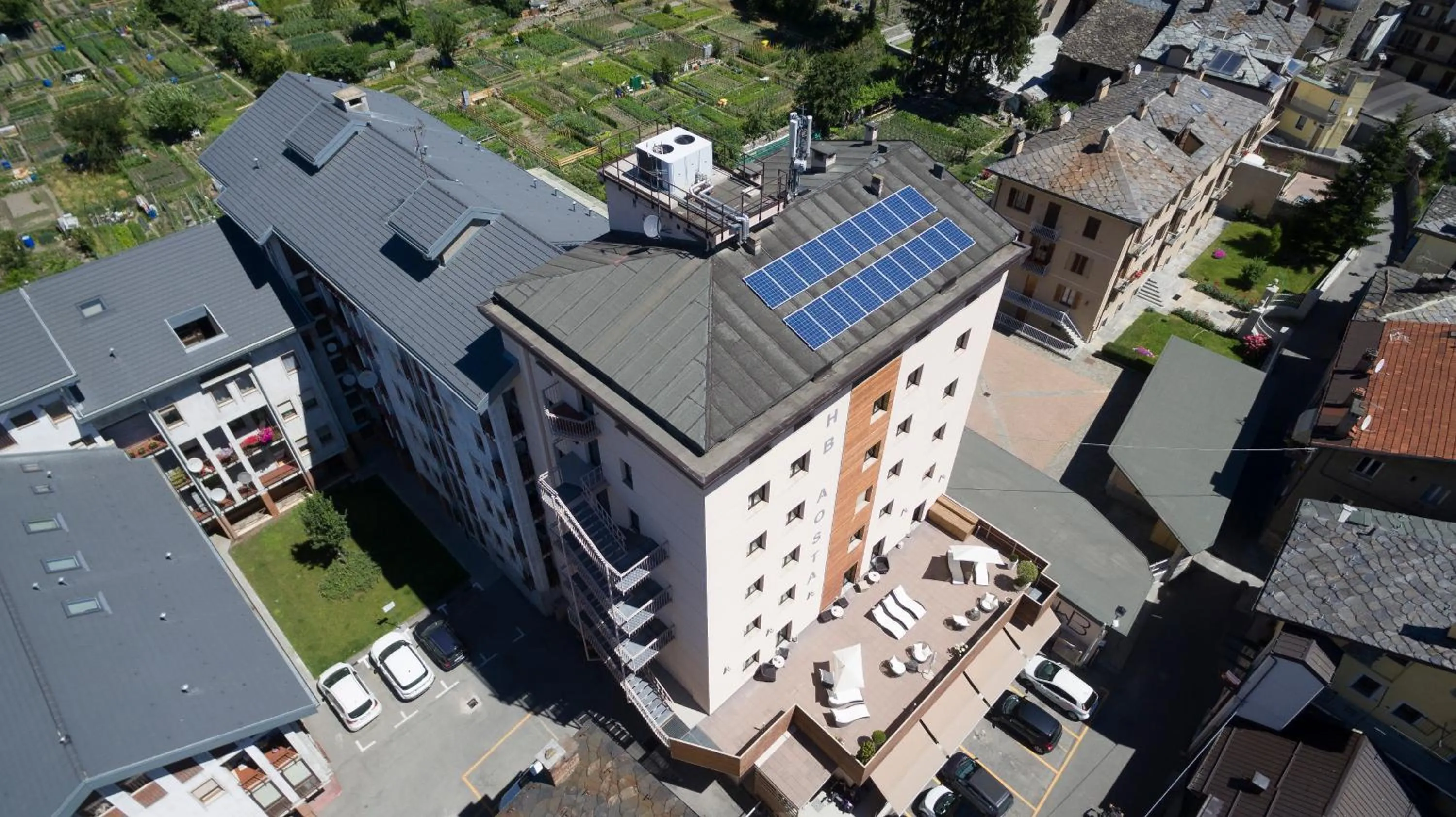 Bird's eye view in HB Aosta Hotel & Balcony SPA