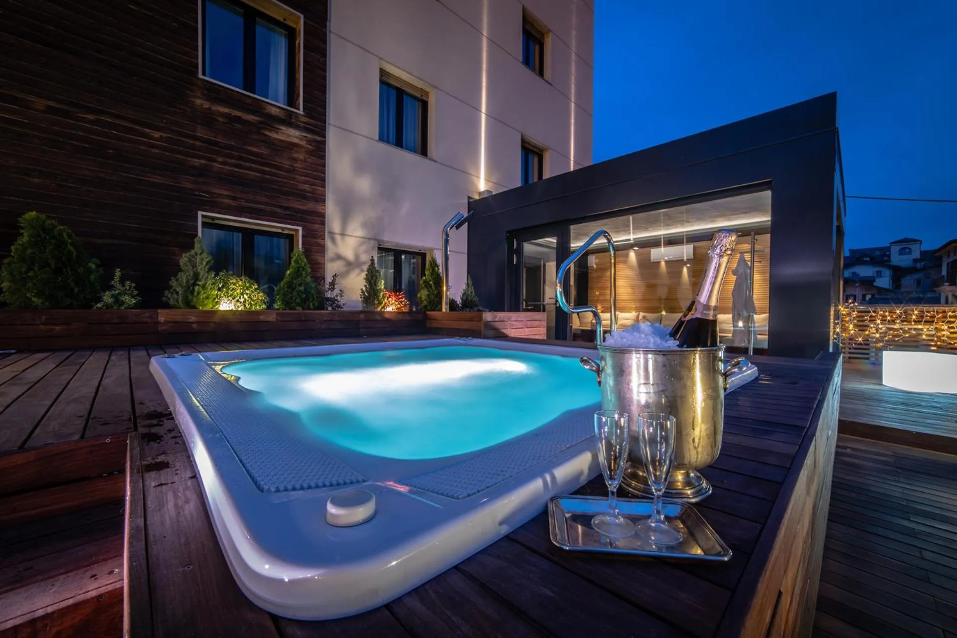 Spa and wellness centre/facilities in HB Aosta Hotel & Balcony SPA
