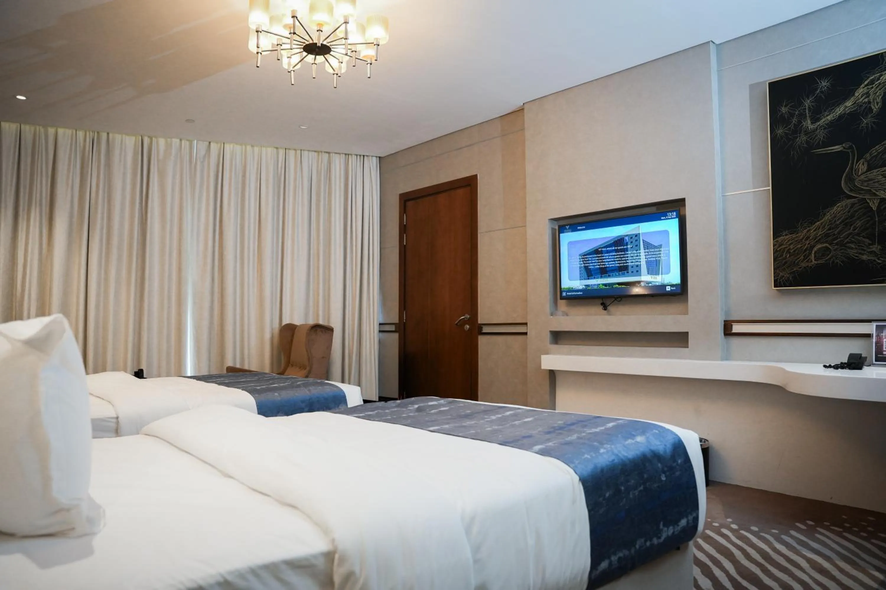 Bed in VIP Hotel Doha Qatar