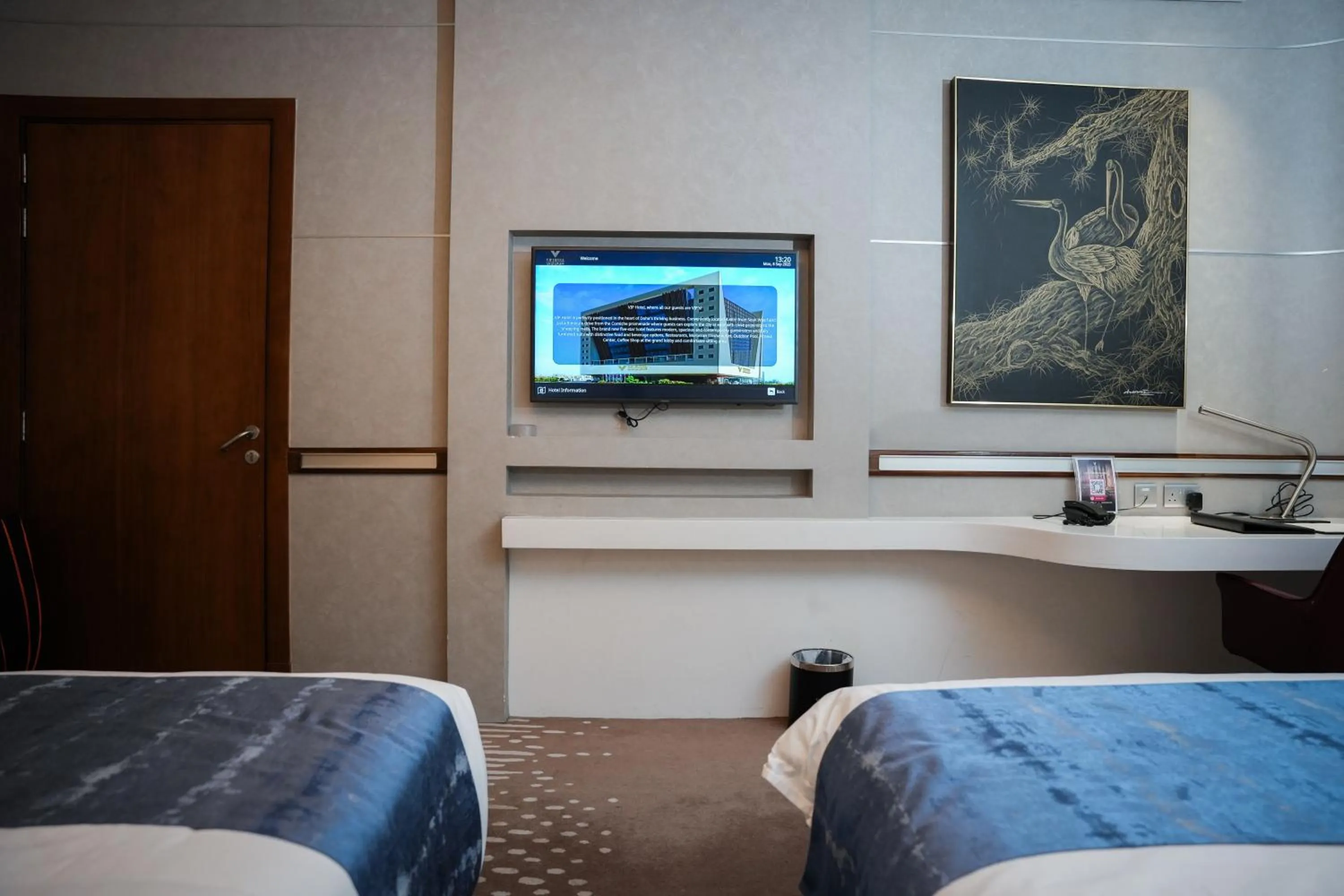 Bed in VIP Hotel Doha Qatar