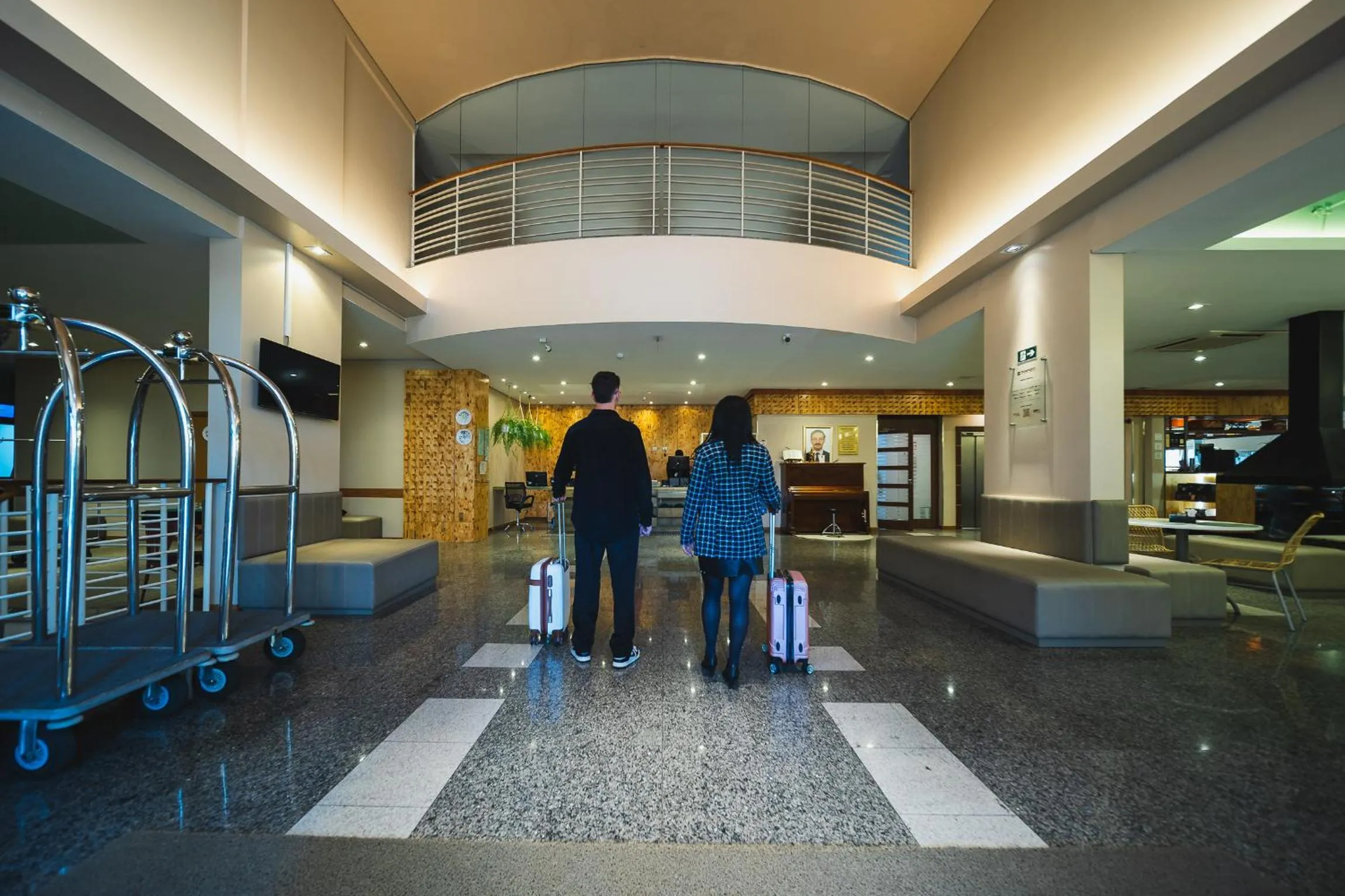 Lobby or reception in Hotel Nacional Inn Curitiba Santa Felicidade