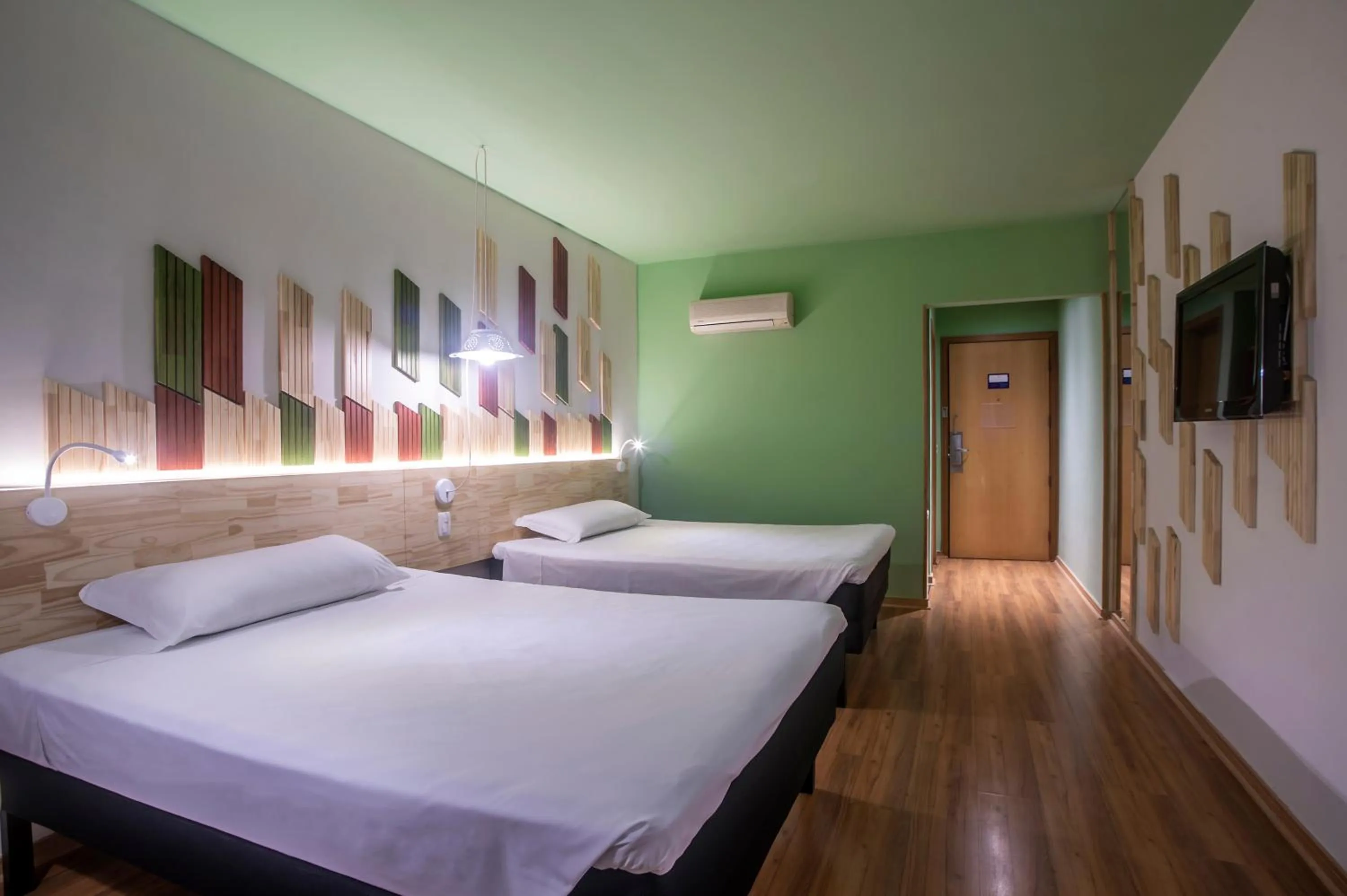 Bed in Hotel Nacional Inn Curitiba Santa Felicidade