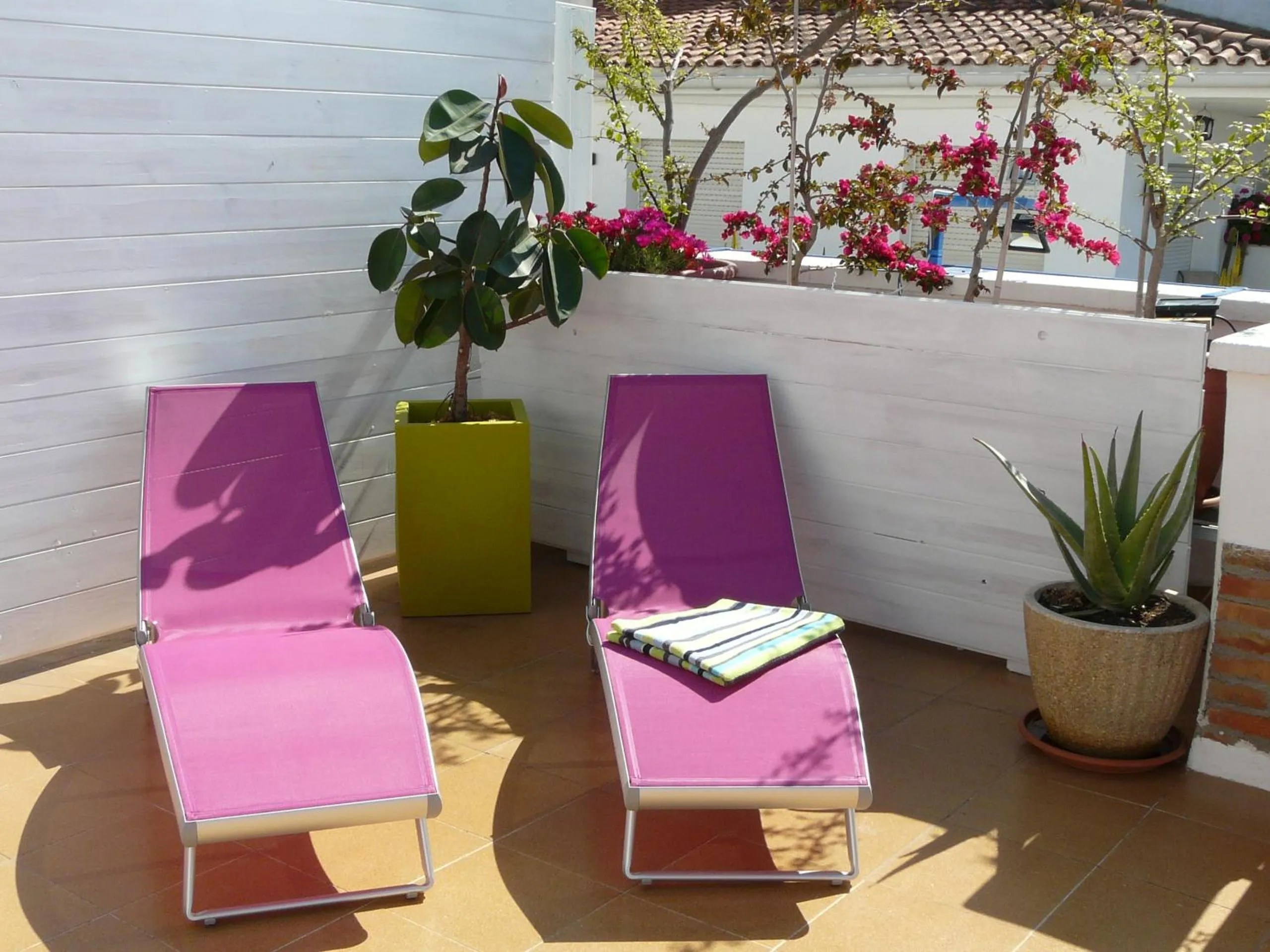 Patio in Hotel Alexandra Sitges