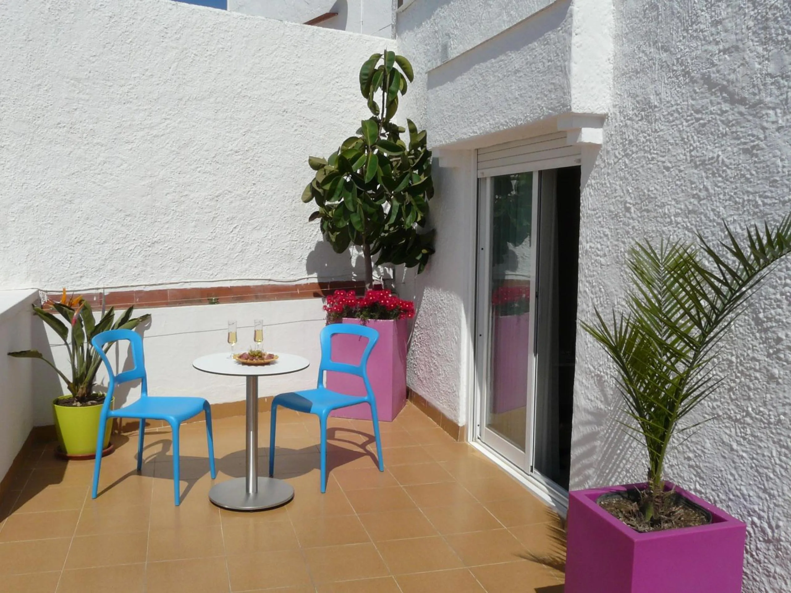 Patio in Hotel Alexandra Sitges