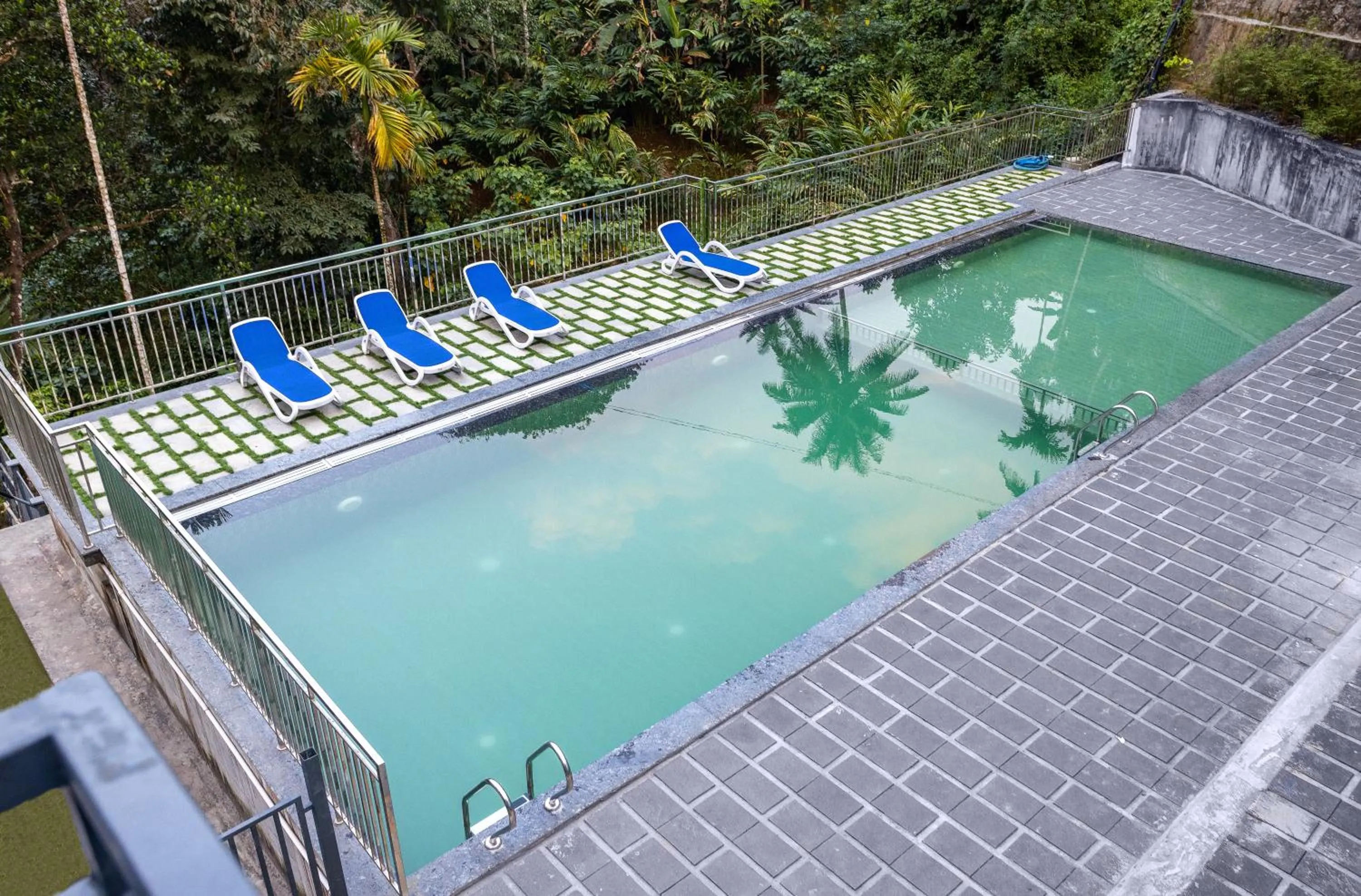 Pool view in Star Emirates Luxury Resort and Spa, Munnar