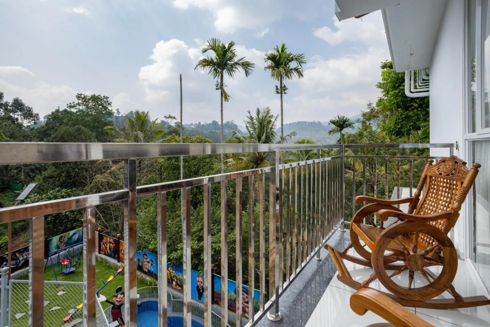 Balcony/Terrace in Star Emirates Luxury Resort and Spa, Munnar