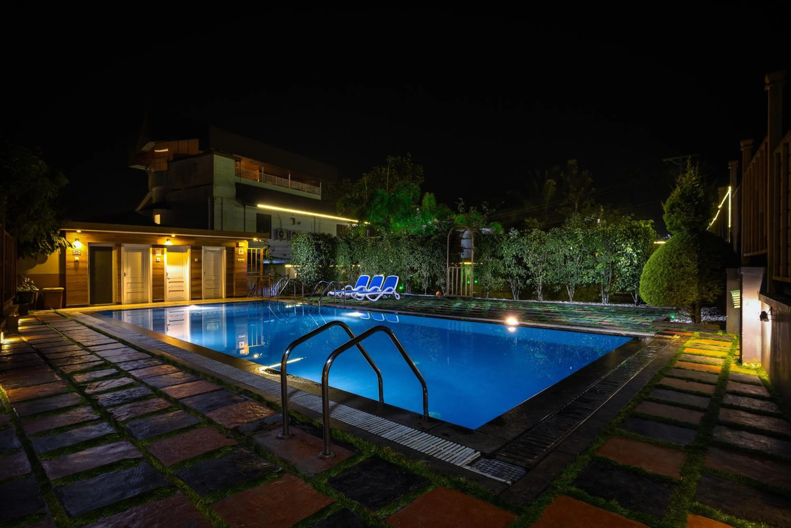 Pool view in Star Emirates Luxury Resort and Spa, Munnar