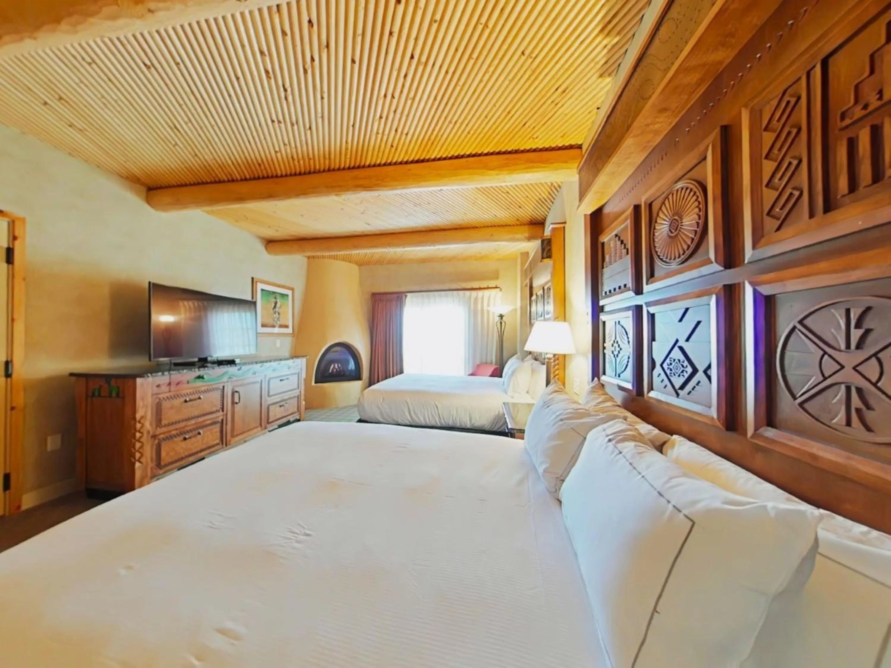 Bed in Hilton Santa Fe Buffalo Thunder