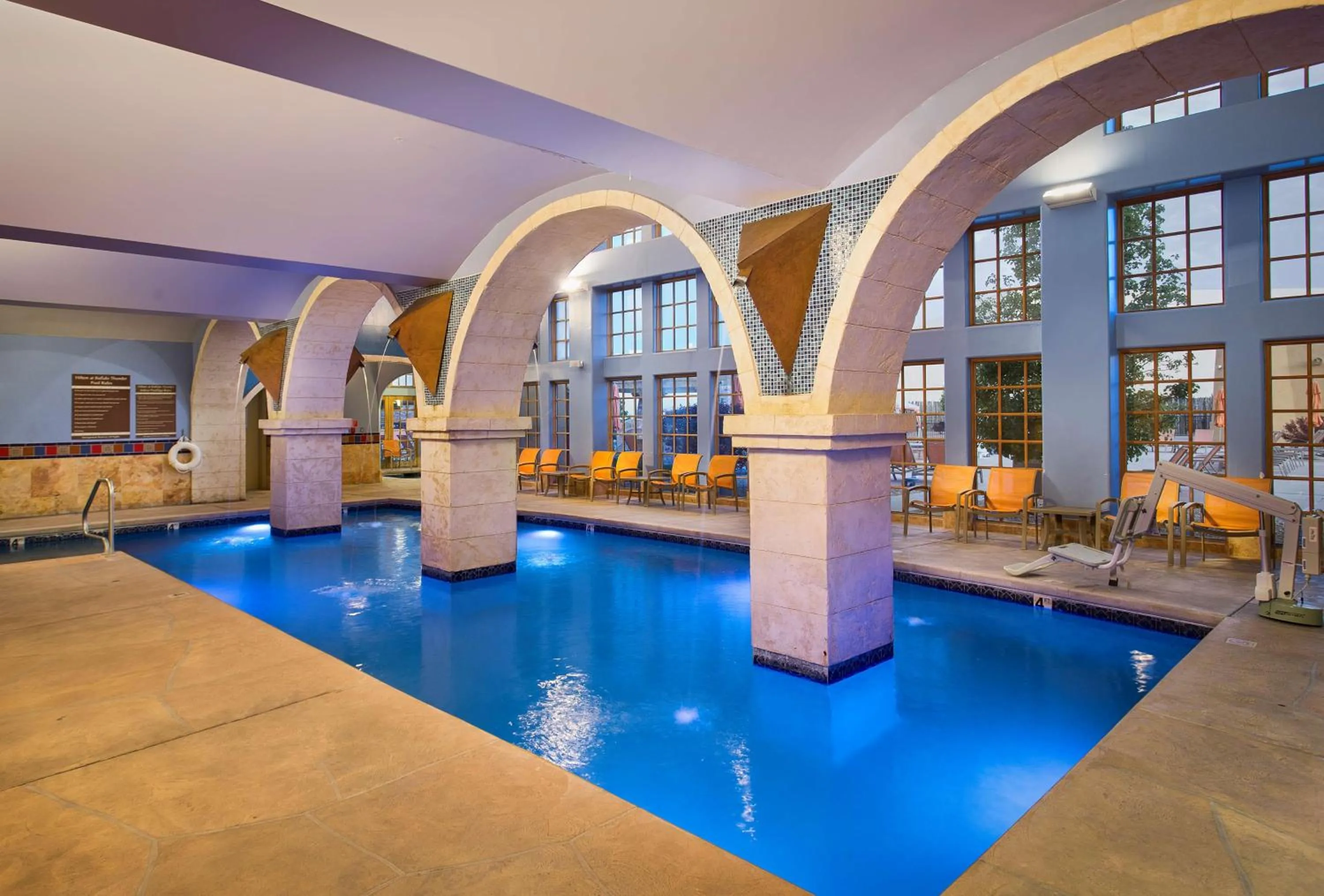 Pool view in Hilton Santa Fe Buffalo Thunder
