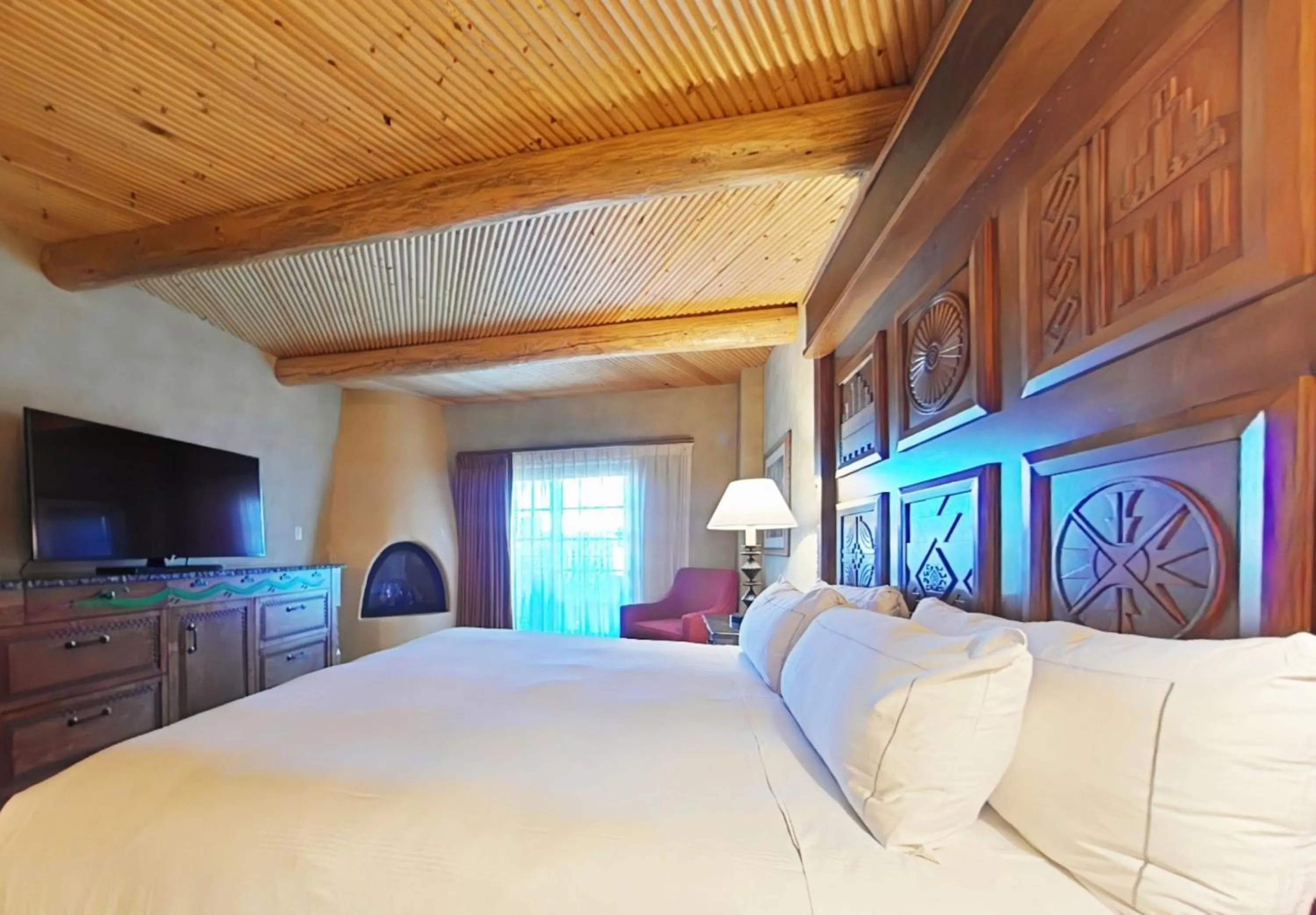 Bed in Hilton Santa Fe Buffalo Thunder