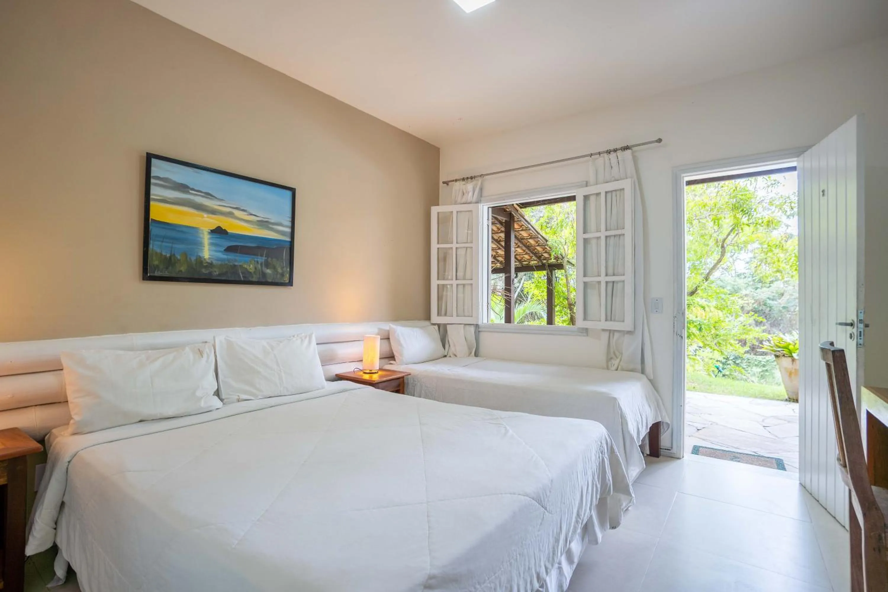 Bed in Pousada Vila Pitanga