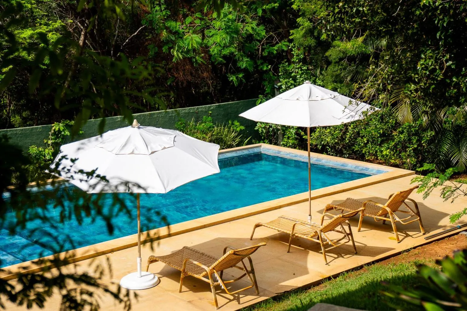 Pool view in Pousada Vila Pitanga