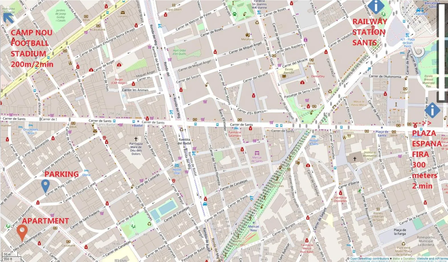 Text overlay in CAMP NOU & FiRA BUSINESS LOFTS