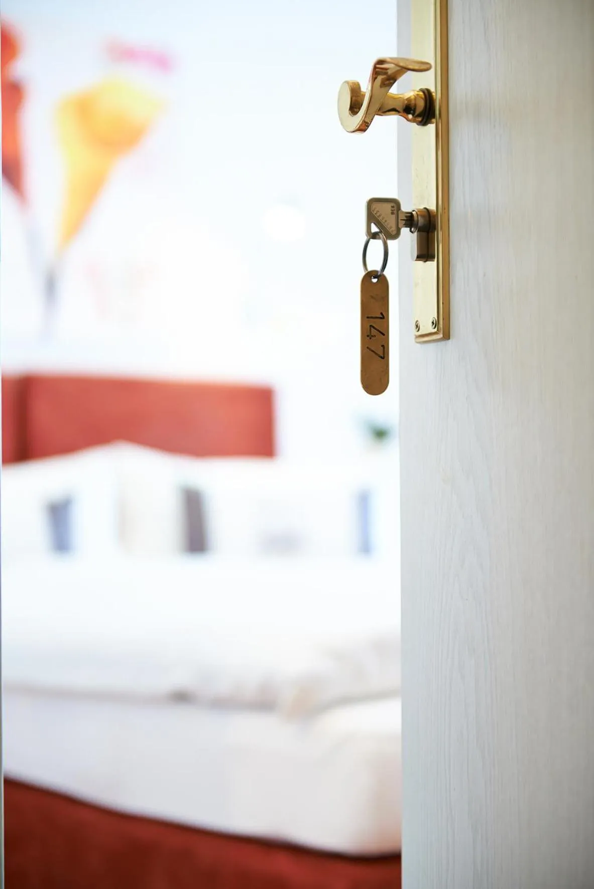Bed in Aparthotel Stibbe