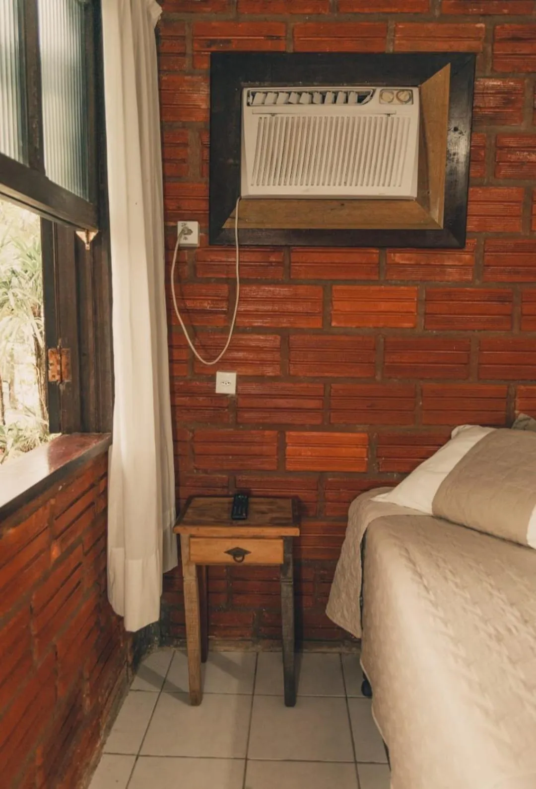 Bed in A Ilha Verde Hotel Pousada na Praia