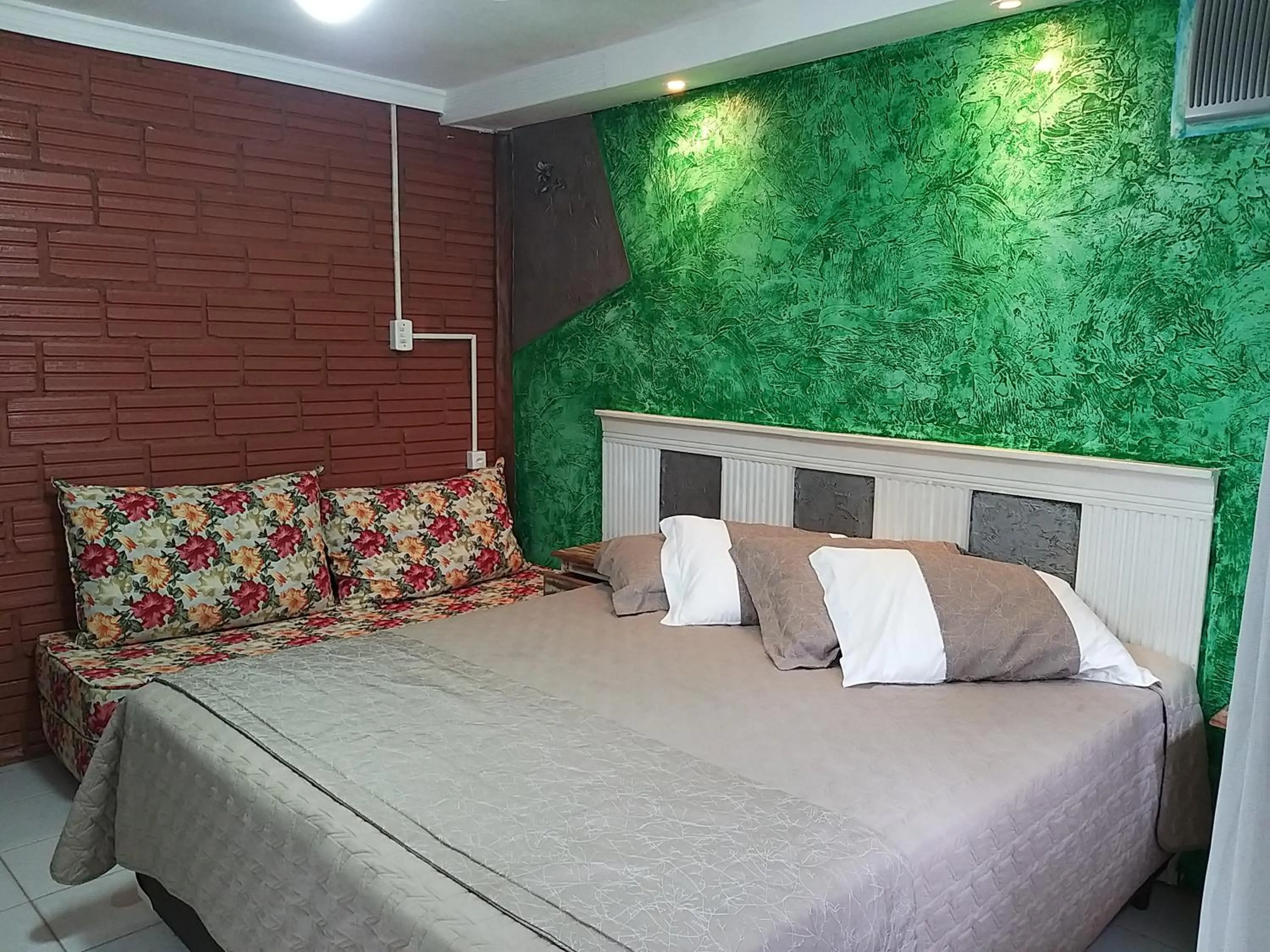 Bed in A Ilha Verde Hotel Pousada na Praia