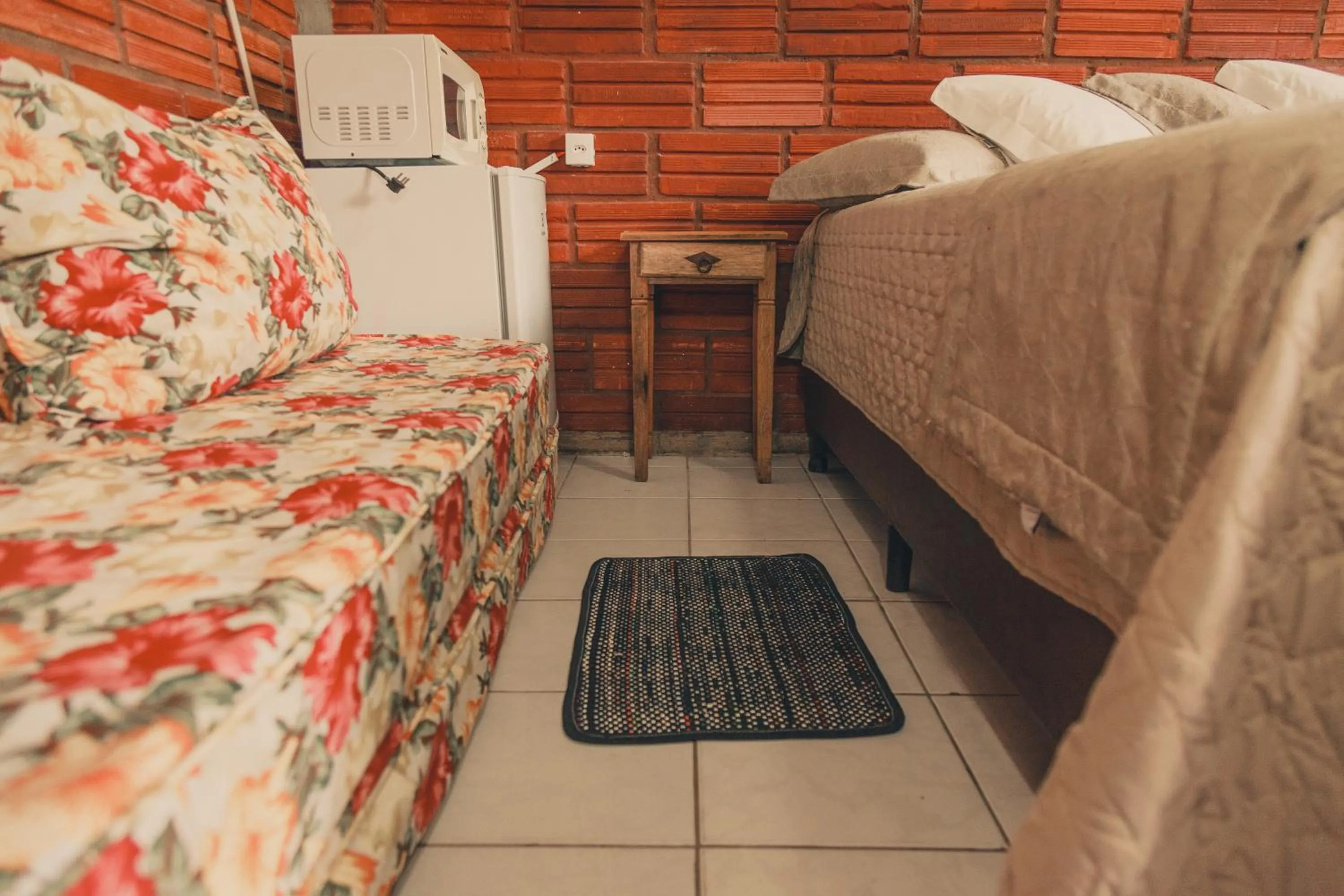 Bed in A Ilha Verde Hotel Pousada na Praia