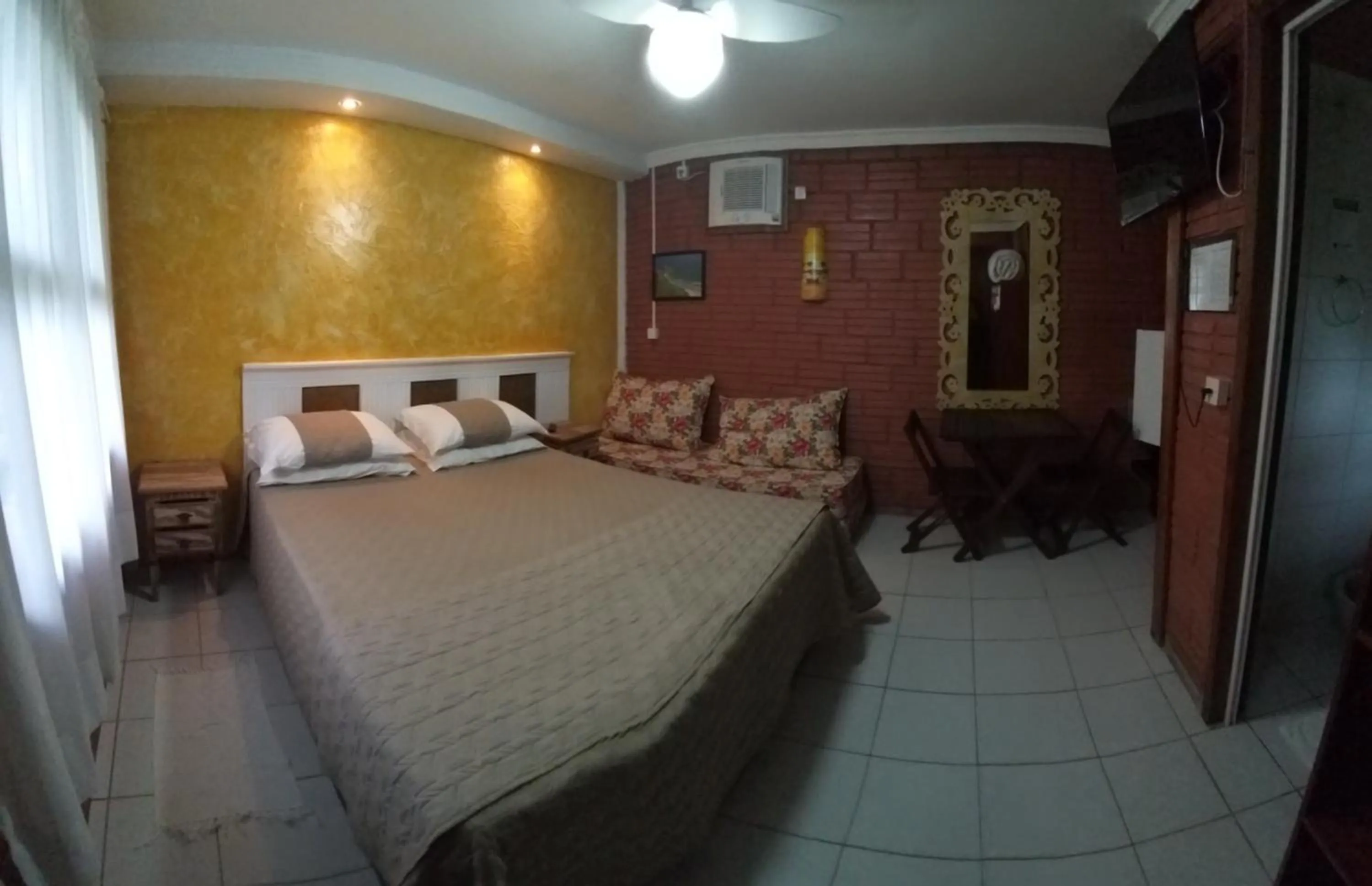 Bed in A Ilha Verde Hotel Pousada na Praia