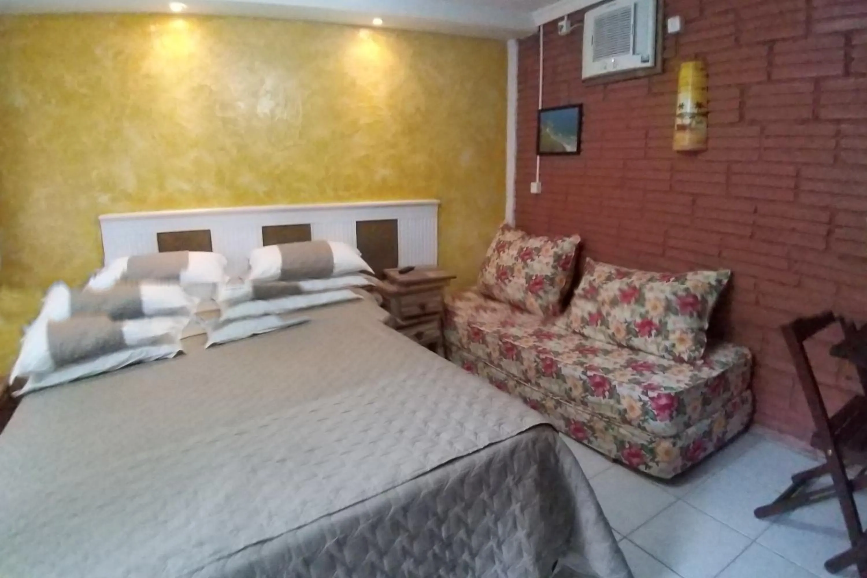 Bed in A Ilha Verde Hotel Pousada na Praia