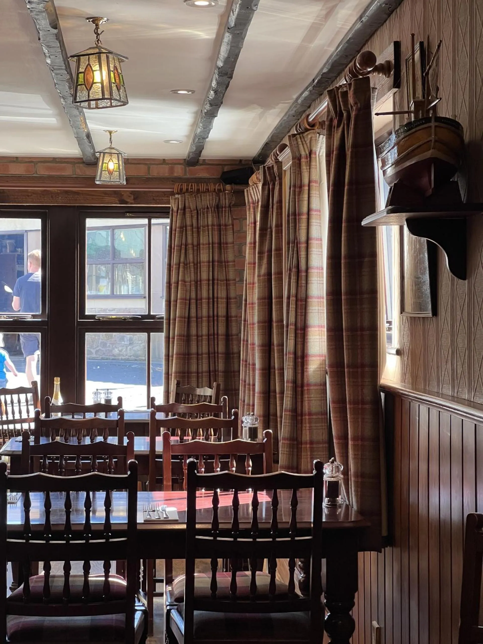 Dining area in The Olde Ship Inn