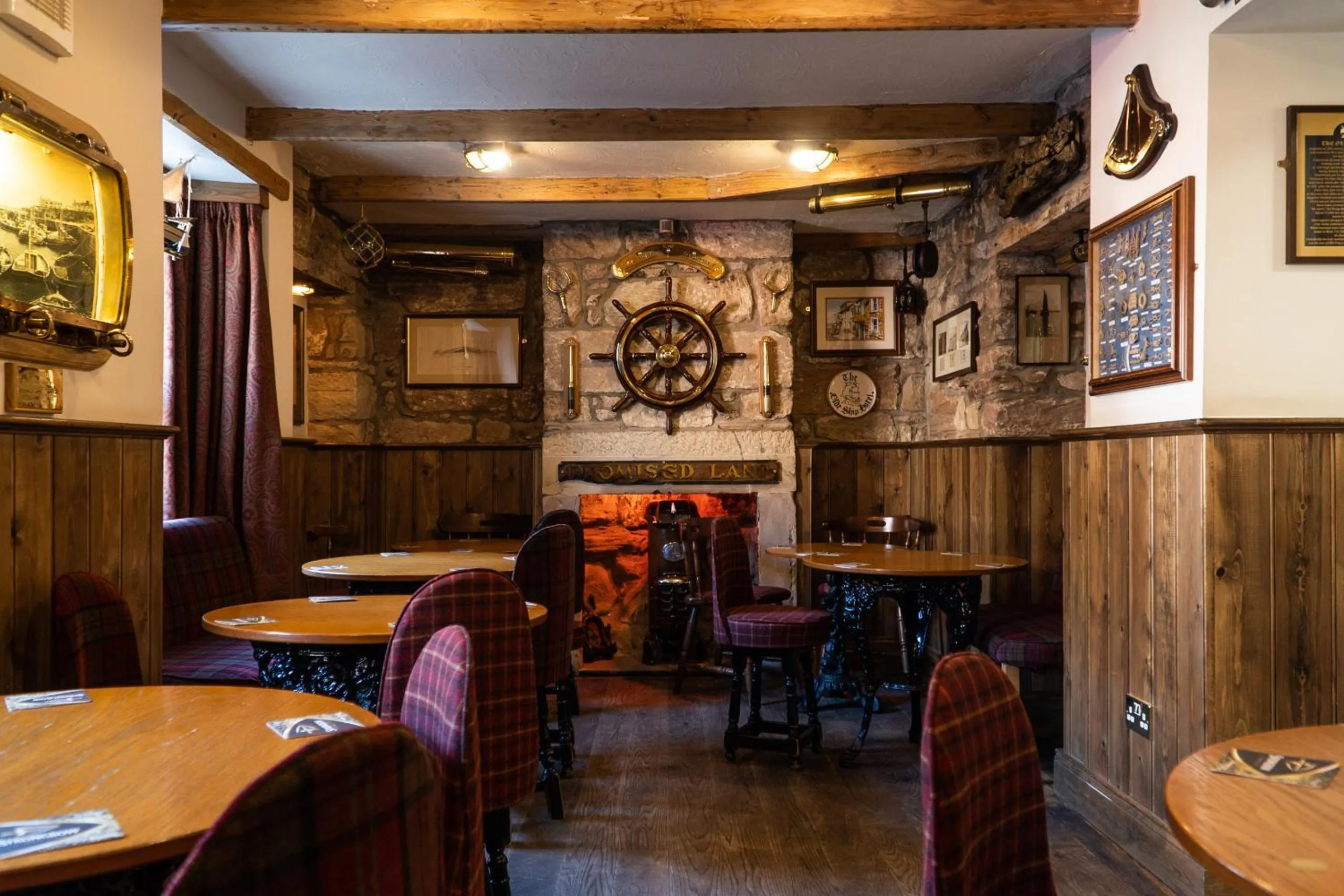 Dining area in The Olde Ship Inn