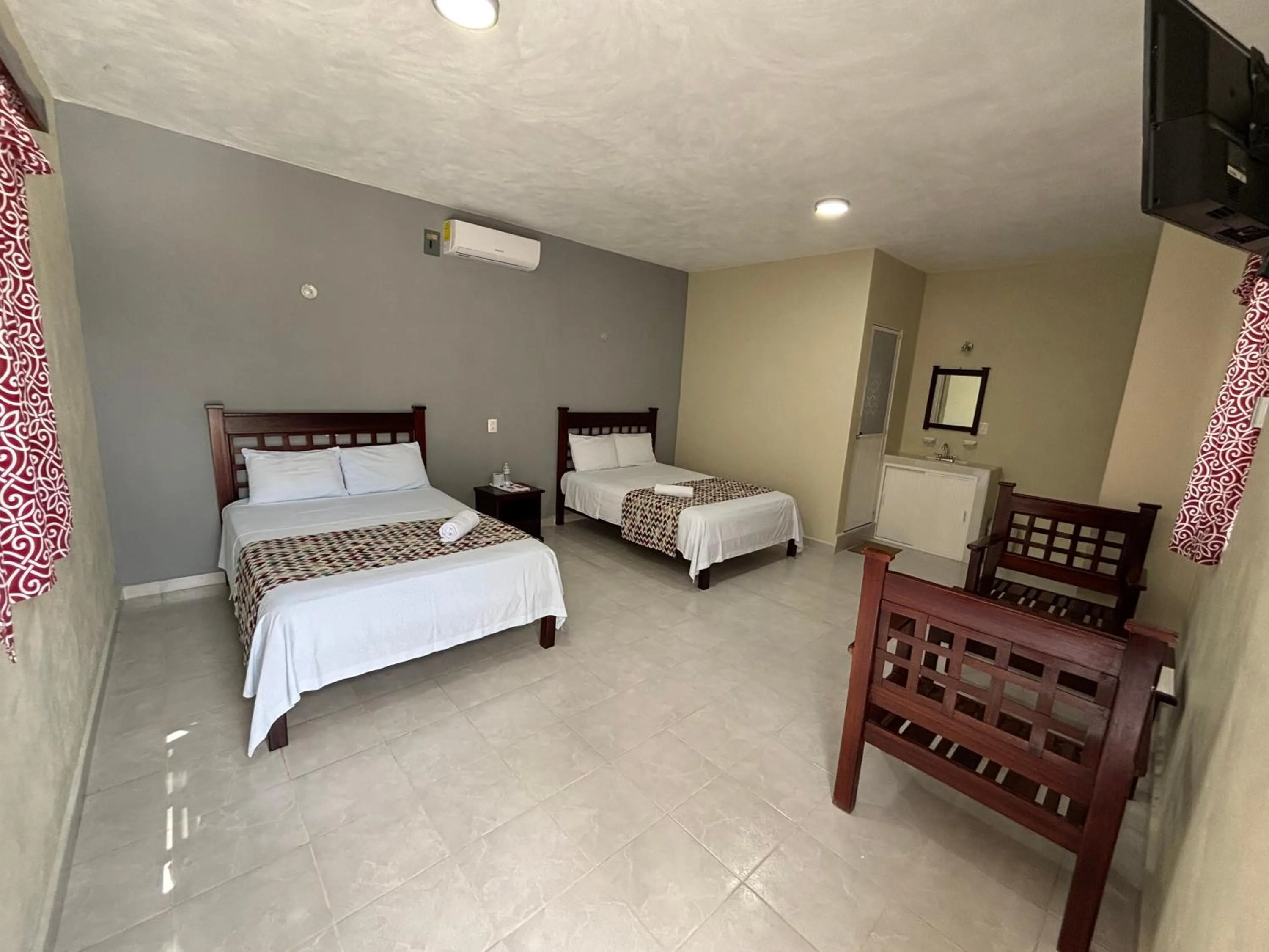 Bed in HOTEL VILLA CALAKMUL