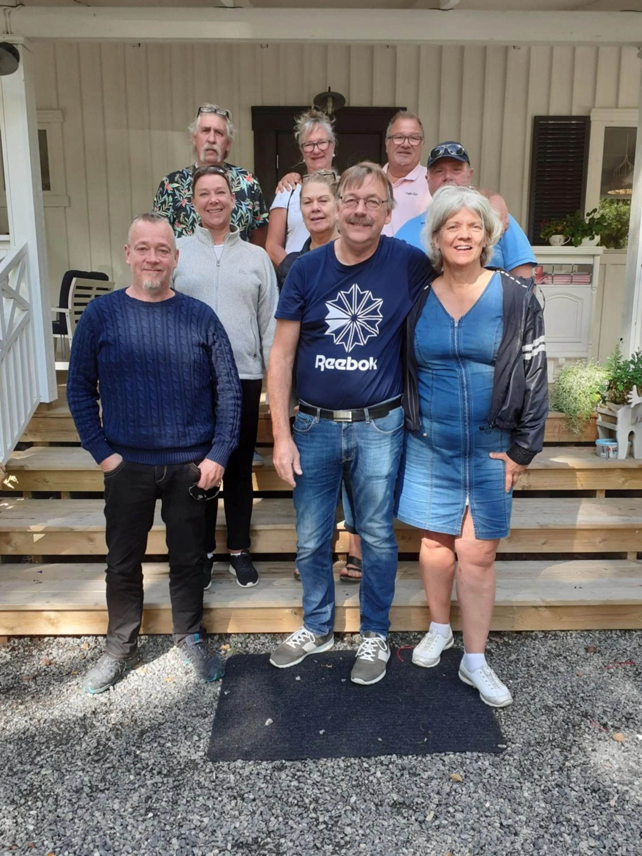 group of guests in Villa Ekegården