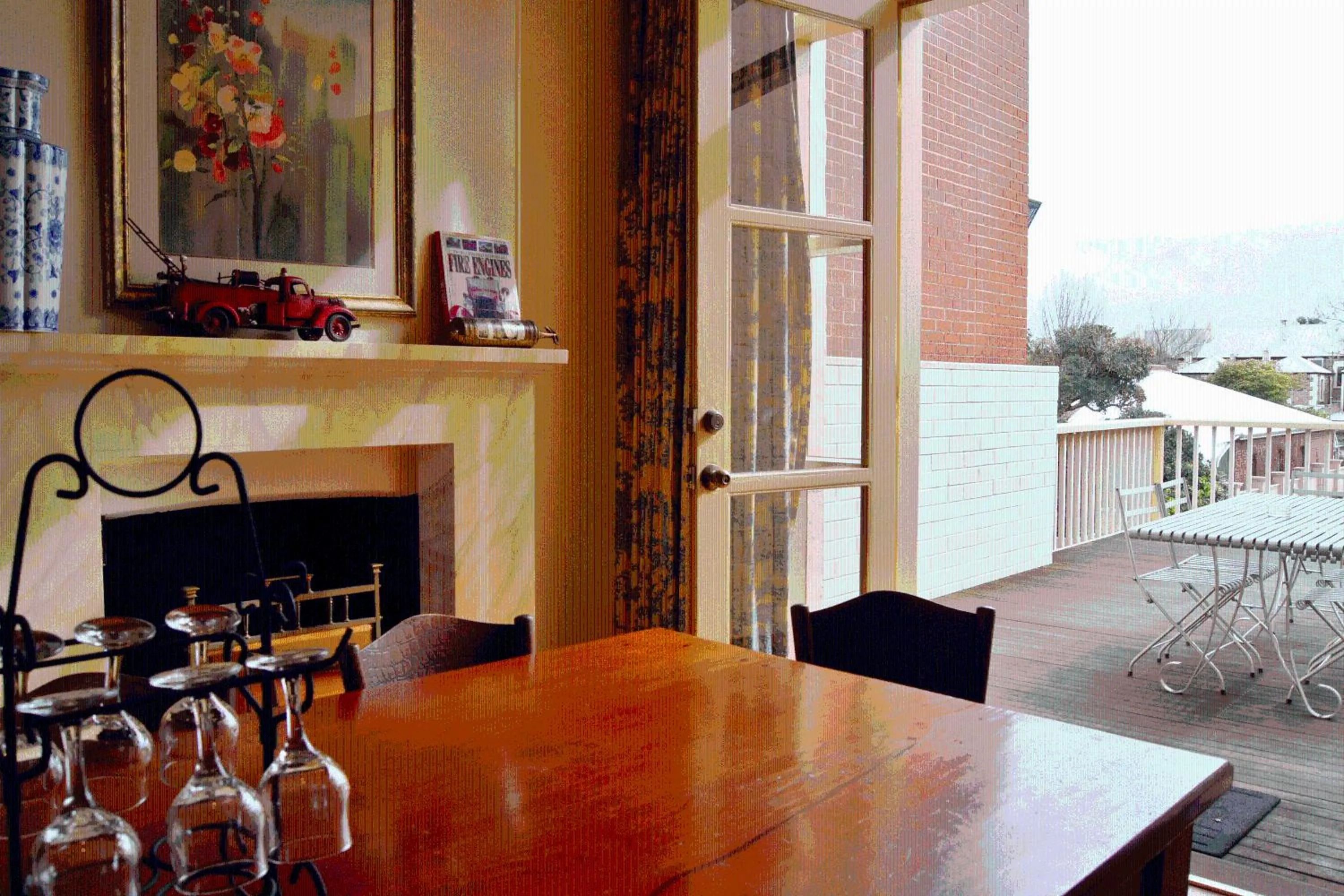 Patio in Fire Station Inn