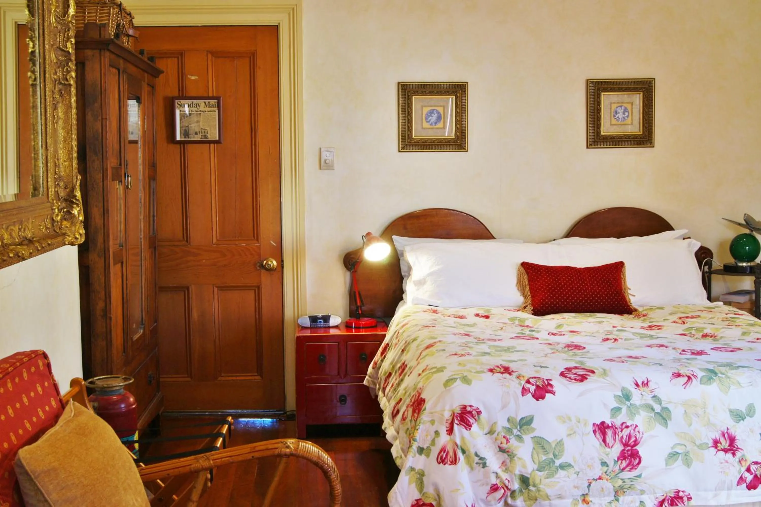 Bed in Fire Station Inn