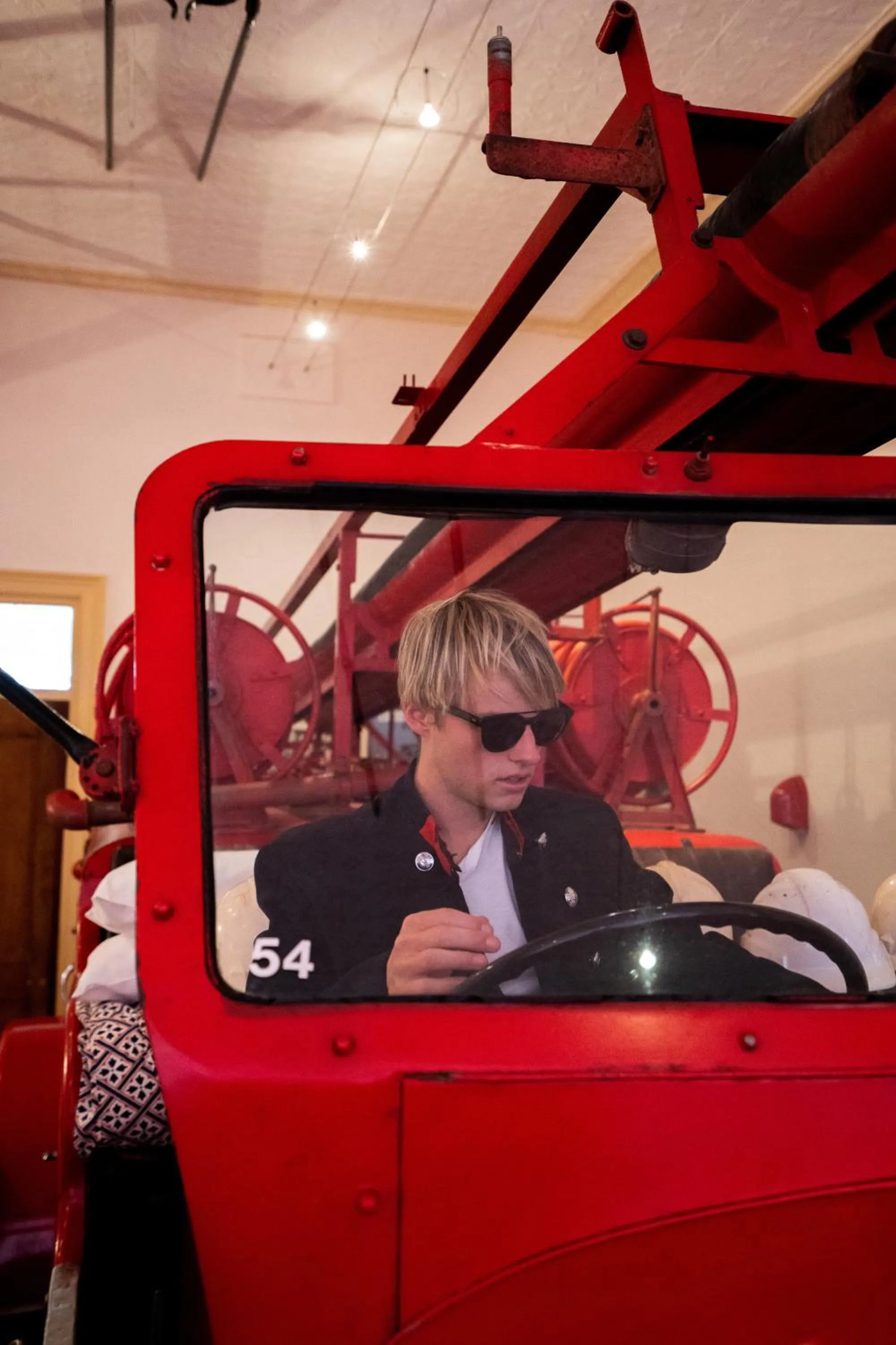 People in Fire Station Inn