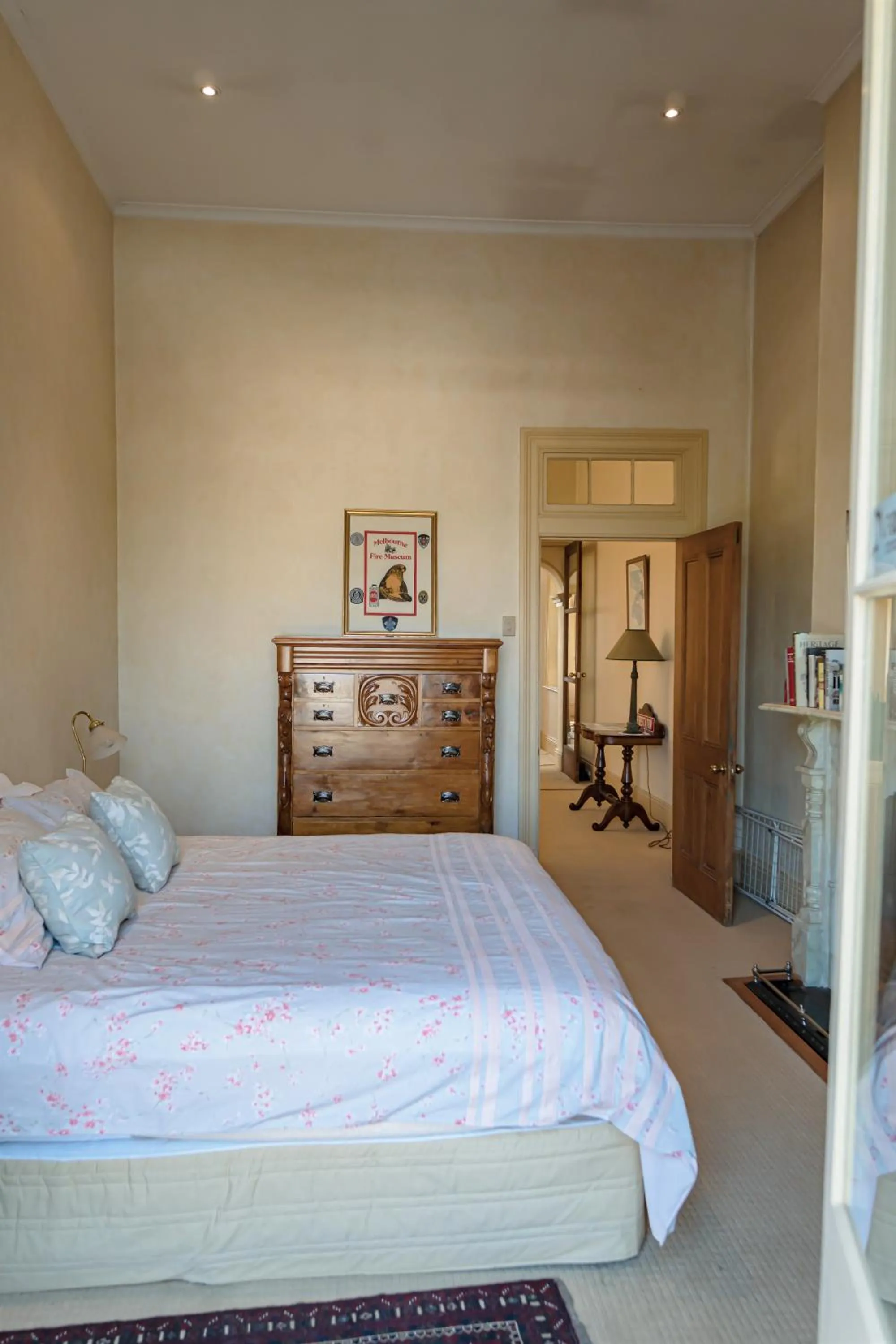 Bed in Fire Station Inn