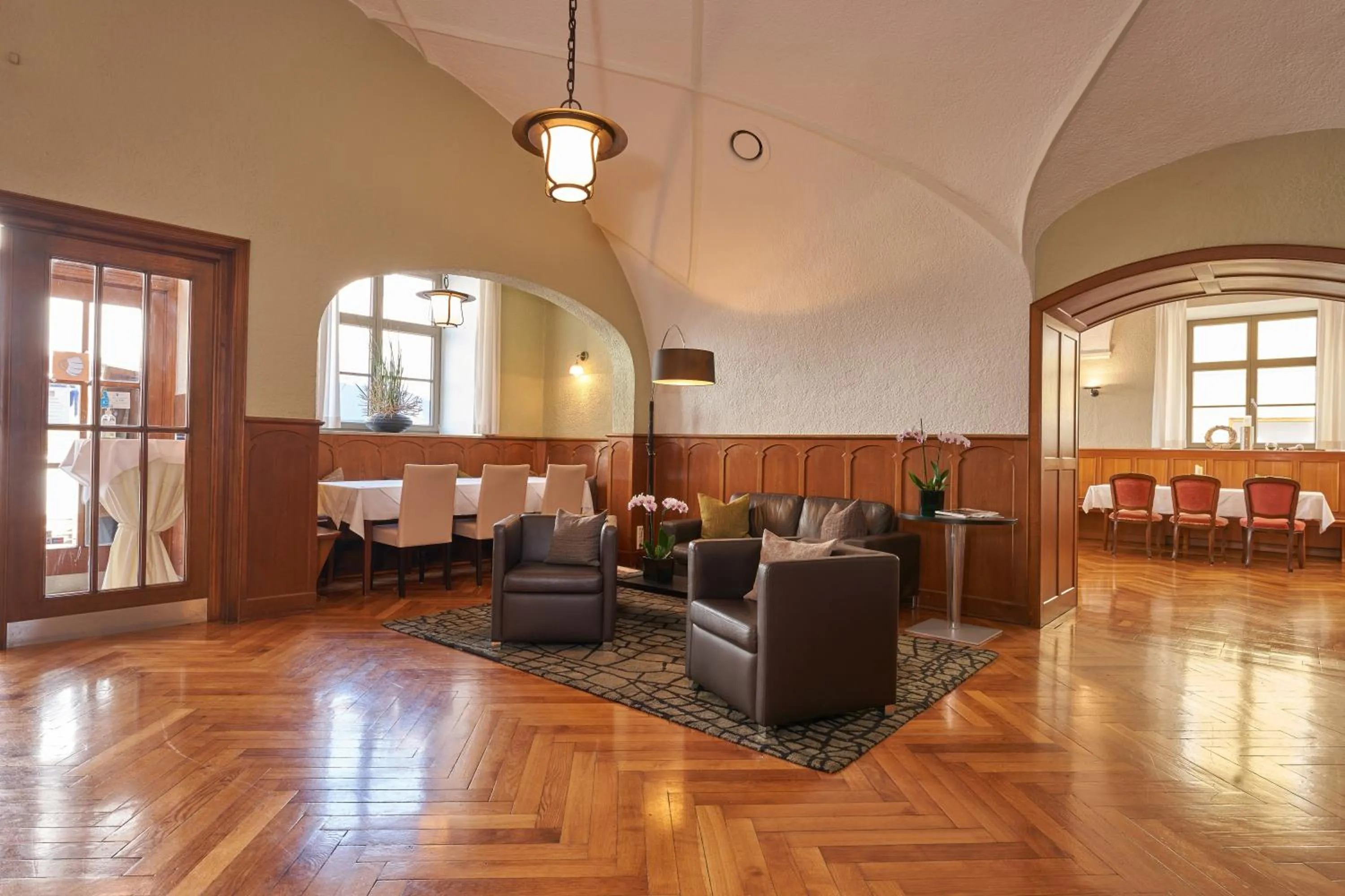 Lobby or reception in Lodner Hotel Drei Mohren