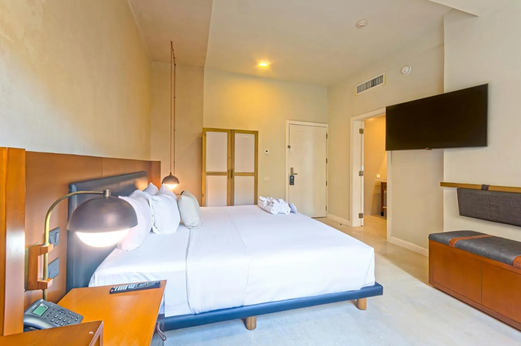 Decorative detail, Bed in Mex Hoteles