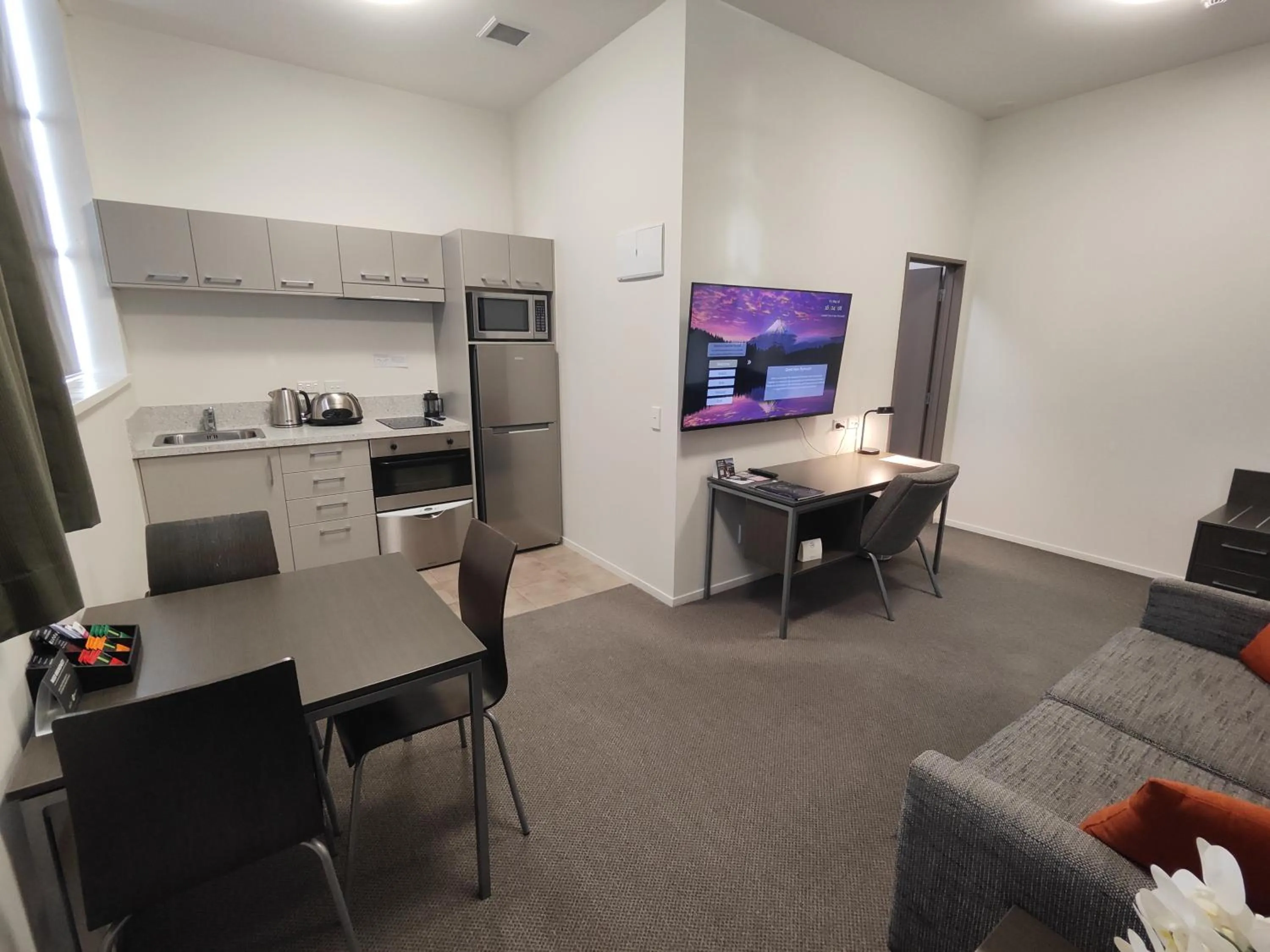 Living room in Quest New Plymouth CBD Apartment Hotel