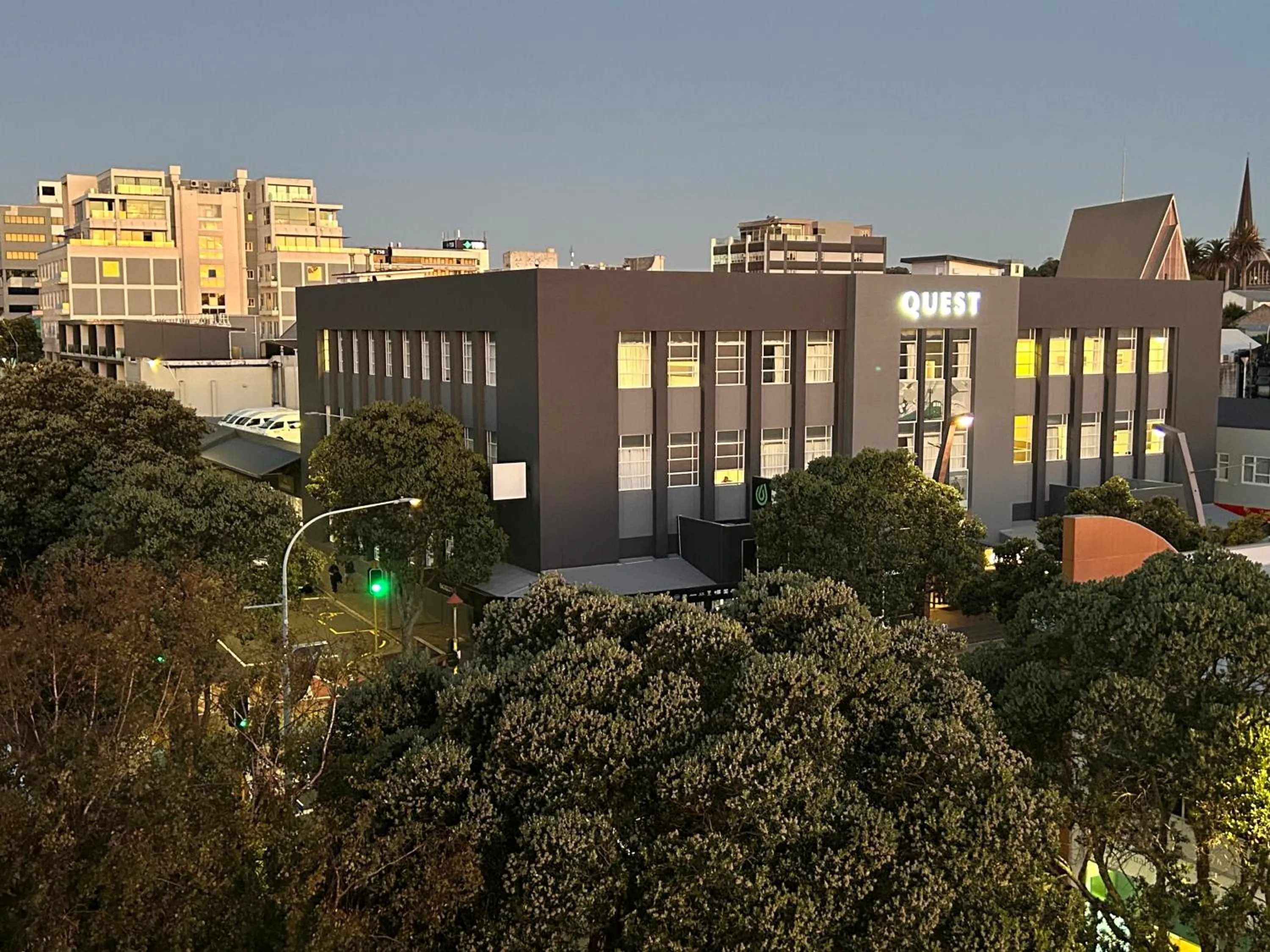 Property building in Quest New Plymouth CBD Apartment Hotel