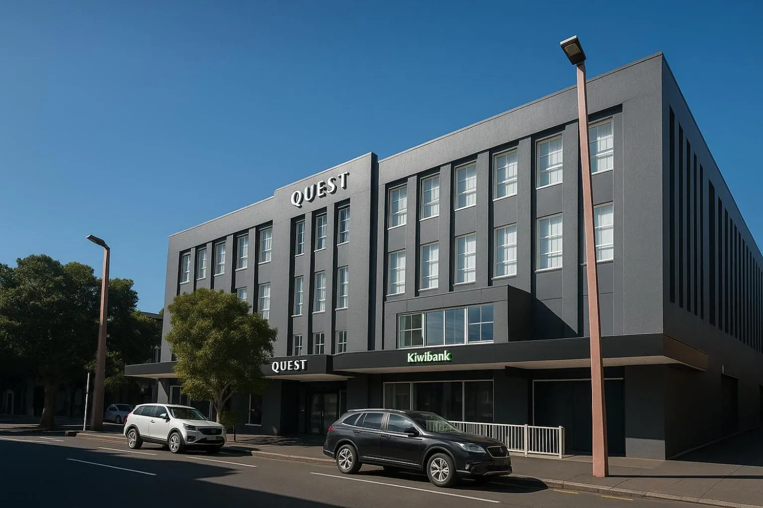 Property building in Quest New Plymouth CBD Apartment Hotel