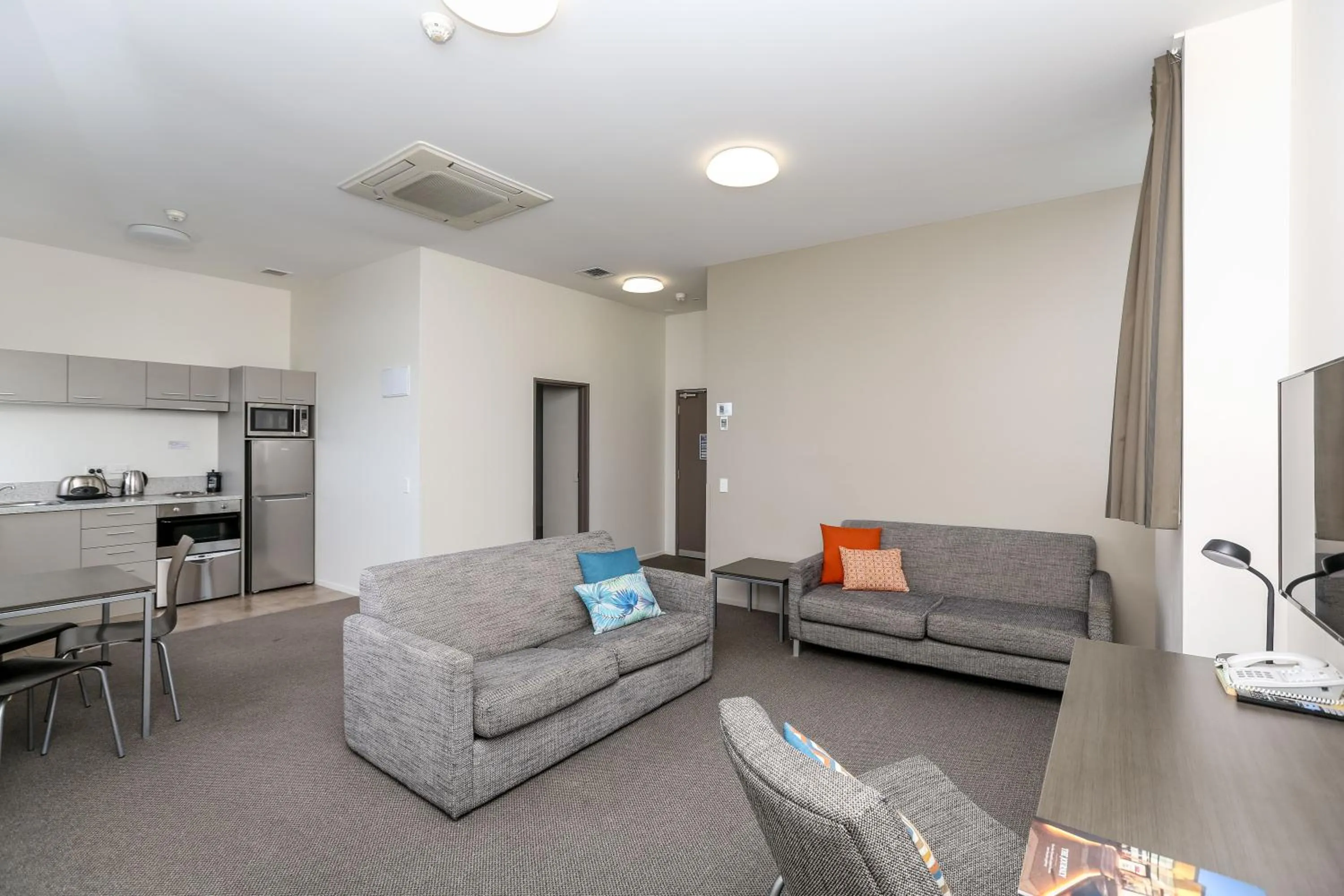 Living room in Quest New Plymouth CBD Apartment Hotel
