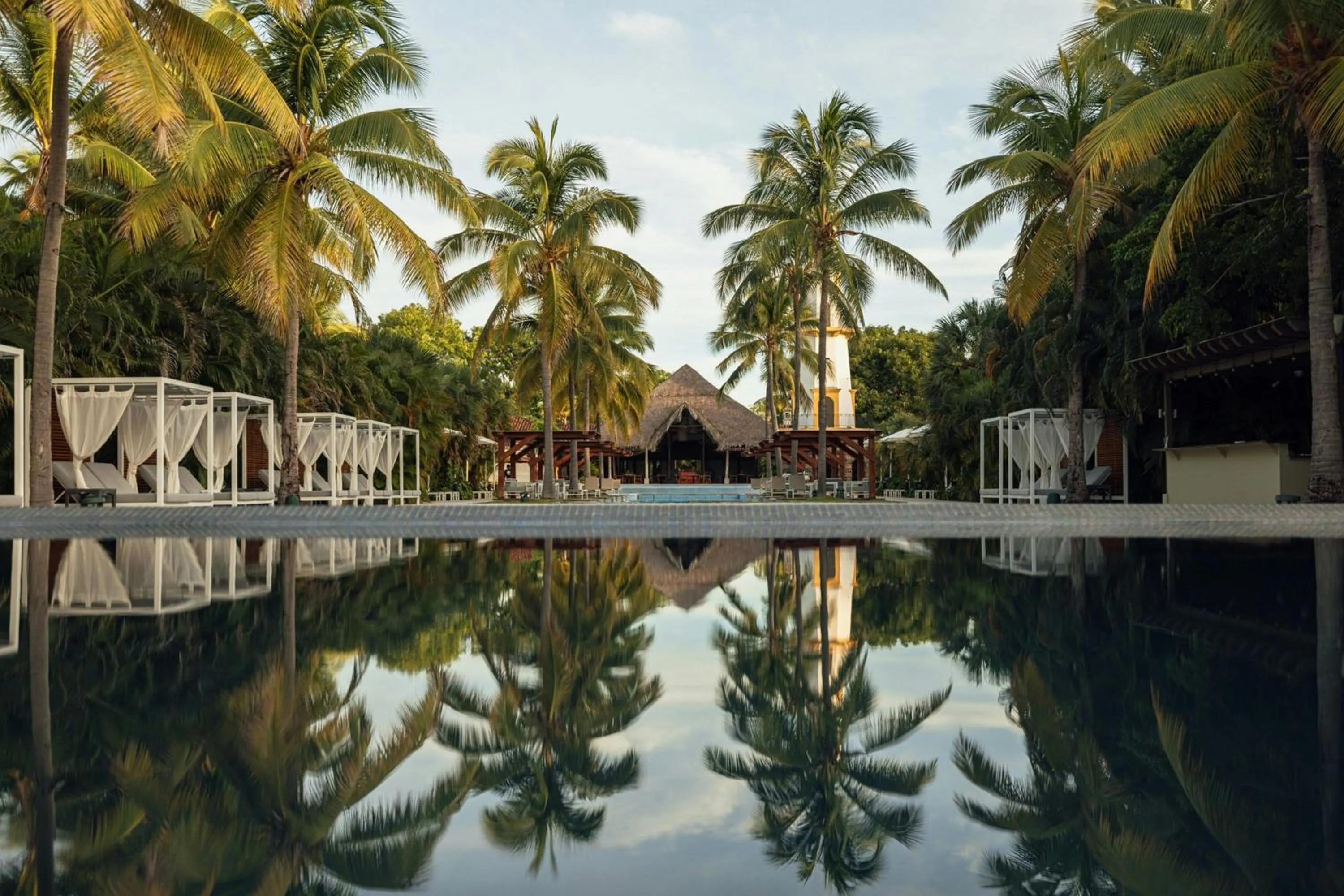 Swimming pool in The Buenaventura Golf & Beach Resort, Autograph Collection